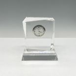 Orrefors Crystal Table-Desk Clock, Vision Series