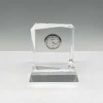 Orrefors Crystal Table-Desk Clock, Vision Series