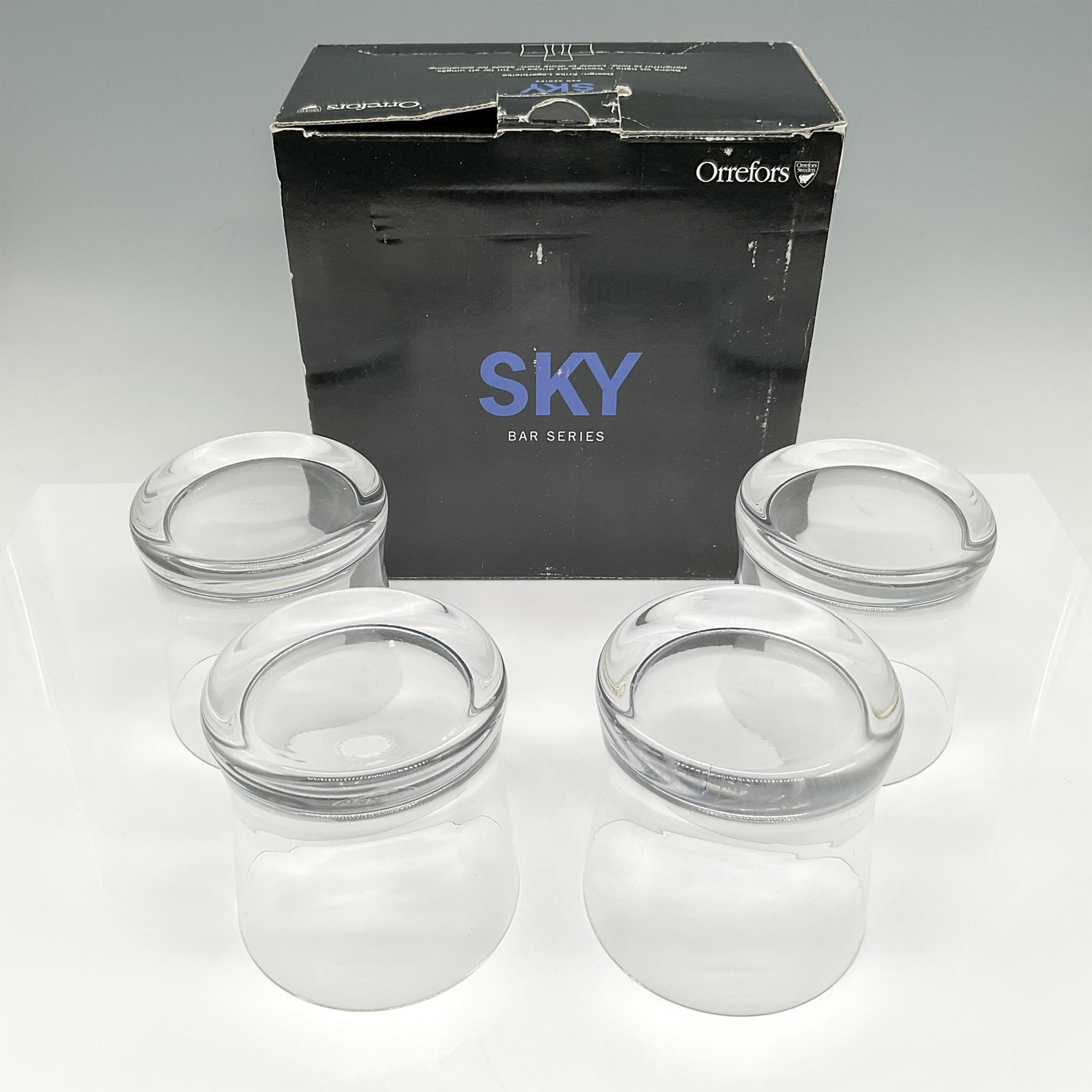 Orrefors Crystal Tumblers Bar Series, Sky - Image 3 of 3