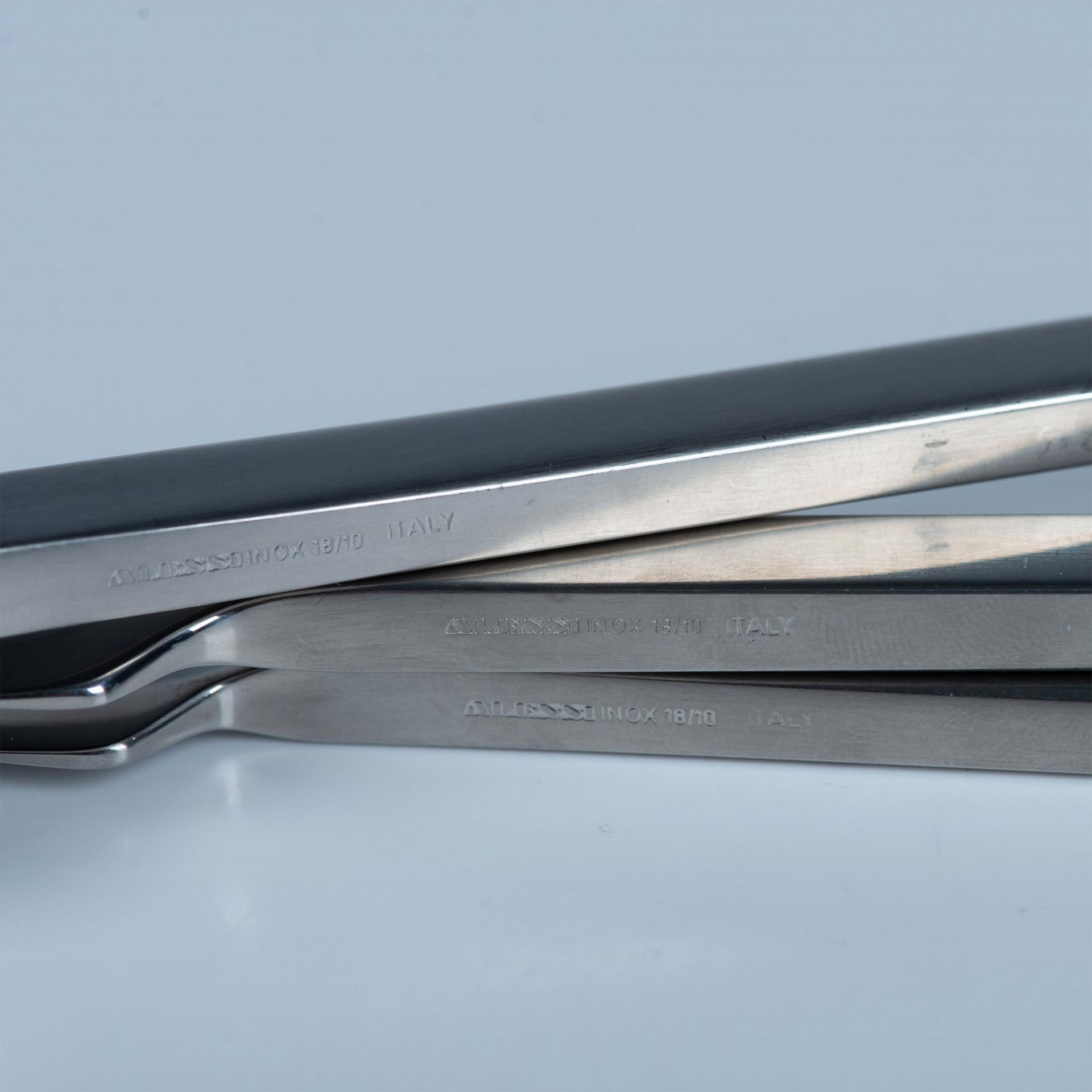 18pc Alessi Stainless Steel 18/10 Flatware, Inox - Bild 8 aus 9