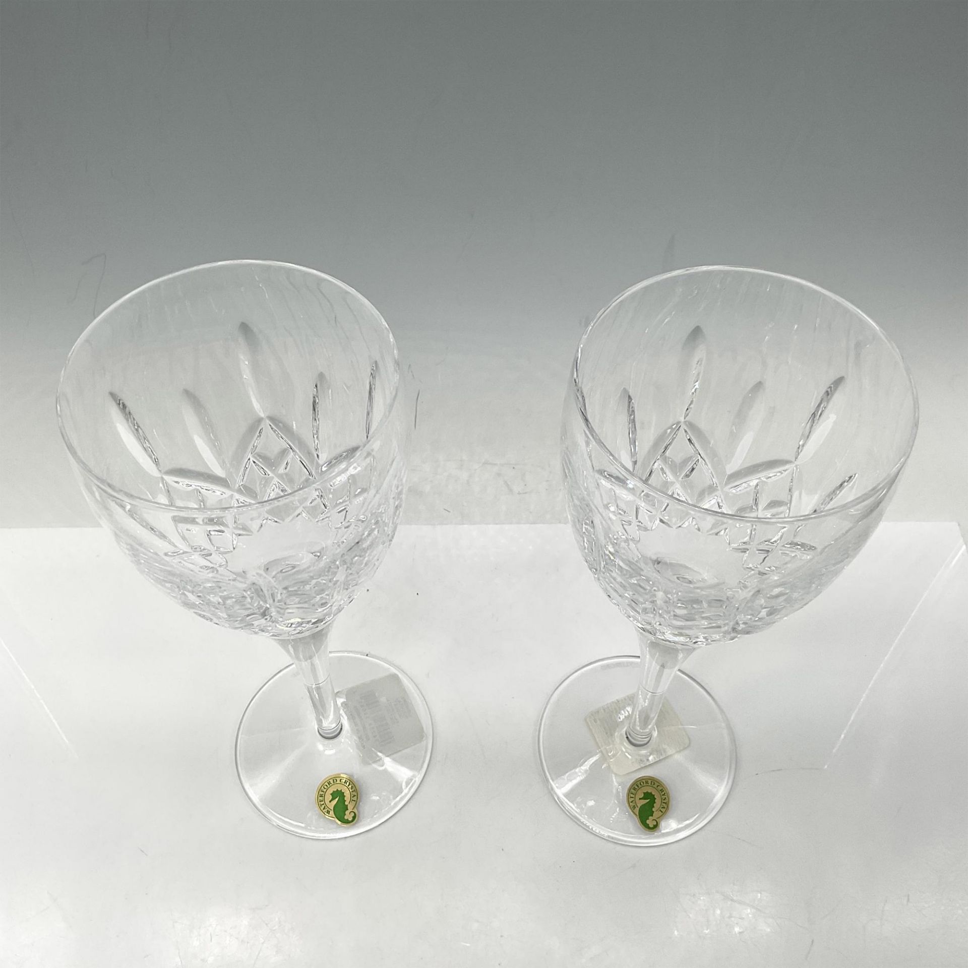 Pair of Waterford Crystal Goblets, Lismore Nouveau - Bild 2 aus 4