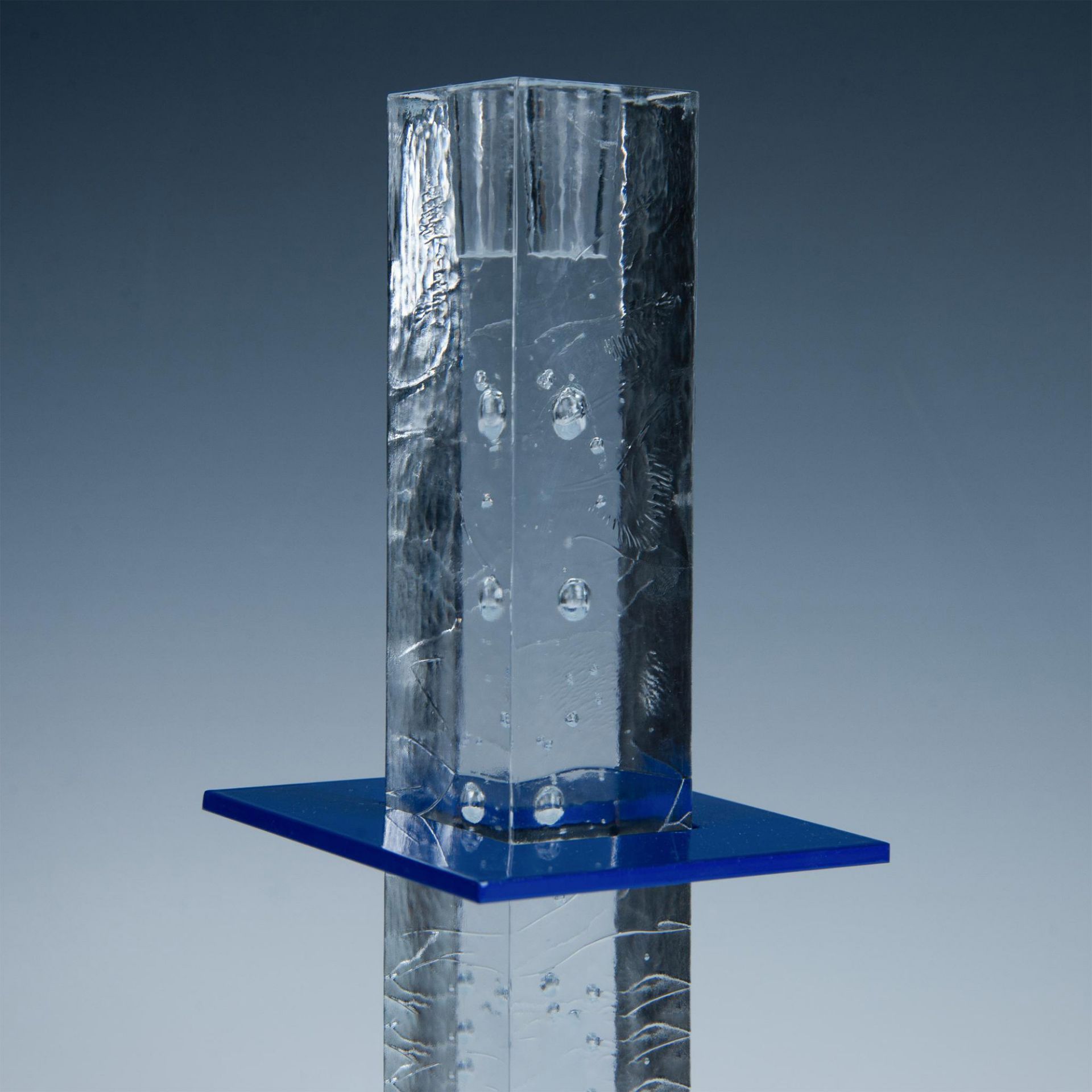 Kosta Boda Crystal Candle Holder, Tower Medium - Image 3 of 5