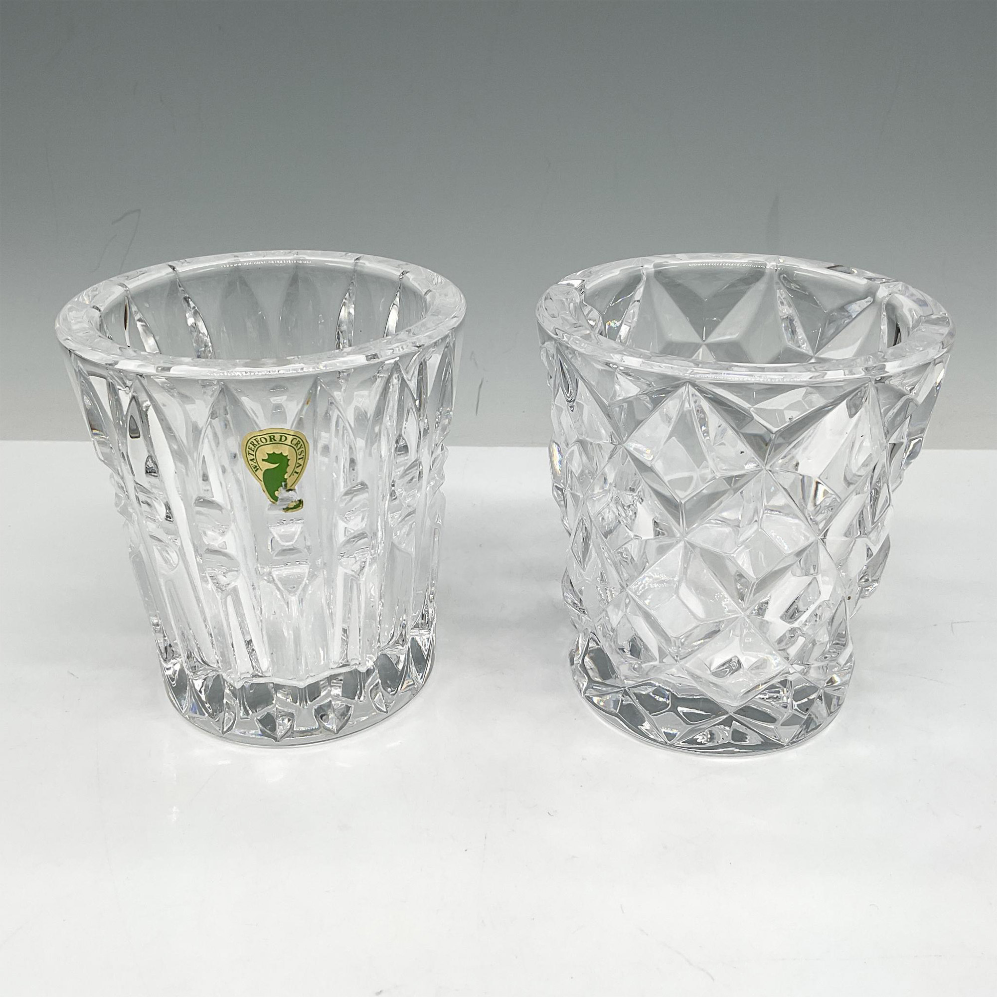 2pc Waterford Cut Crystal Tumblers