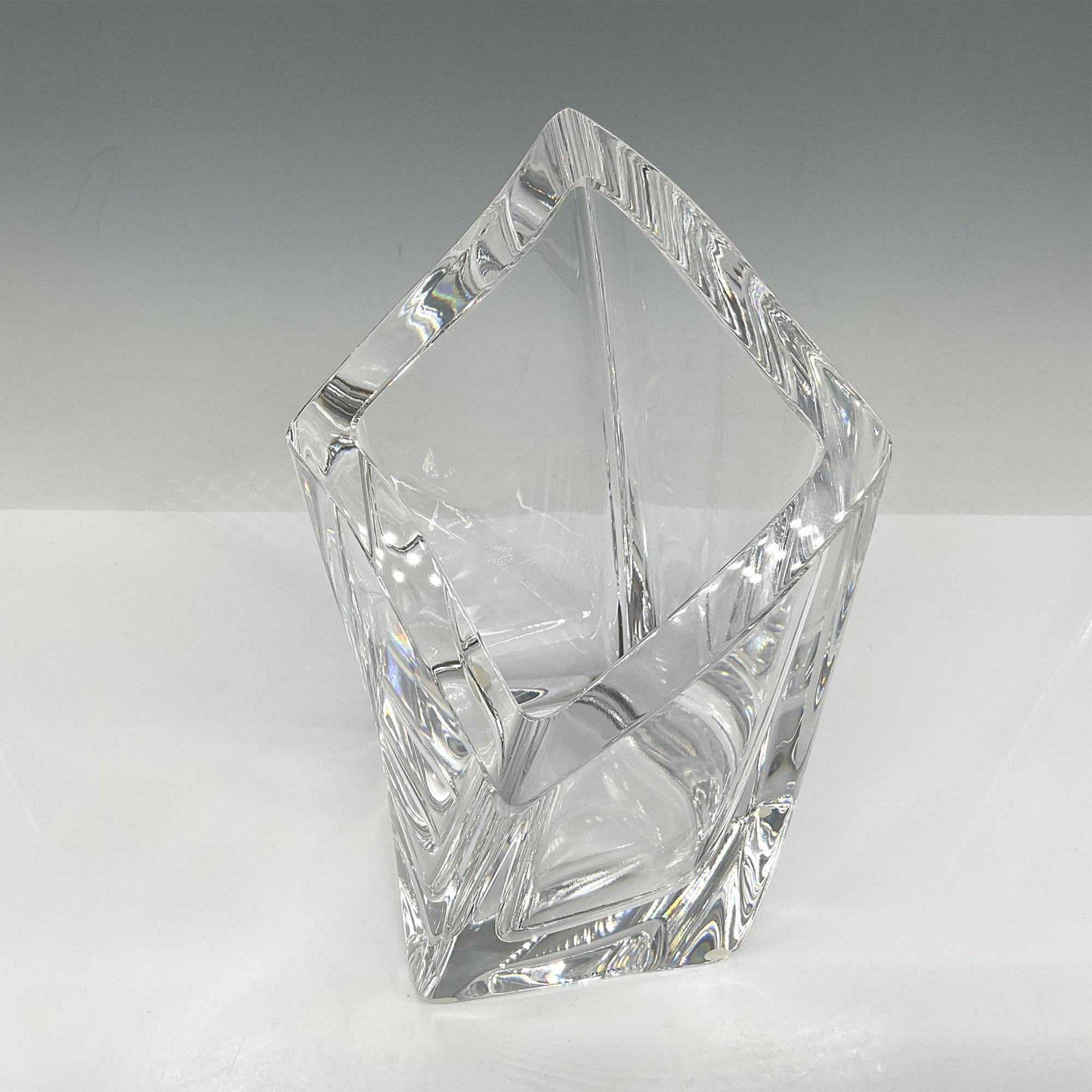 Goran Warff for Kosta Boda Crystal Vase - Image 3 of 4