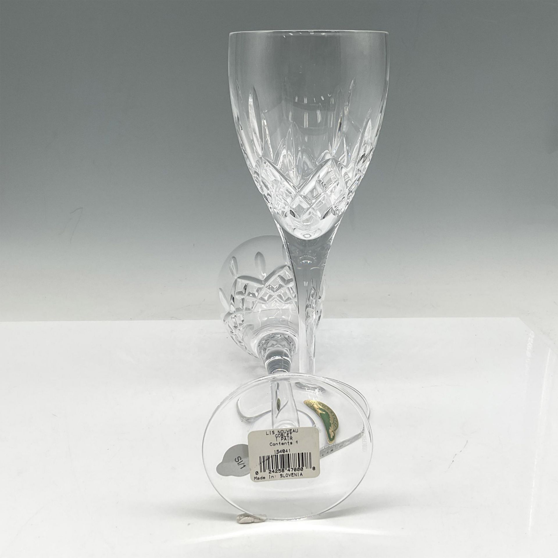 Pair of Waterford Crystal Goblets, Lismore Nouveau - Bild 3 aus 4