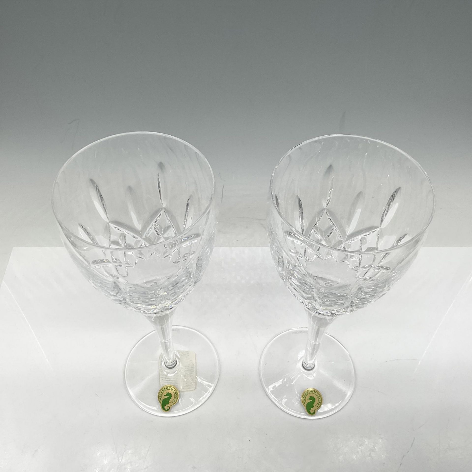 Pair of Waterford Crystal Goblets, Lismore Nouveau - Bild 2 aus 4