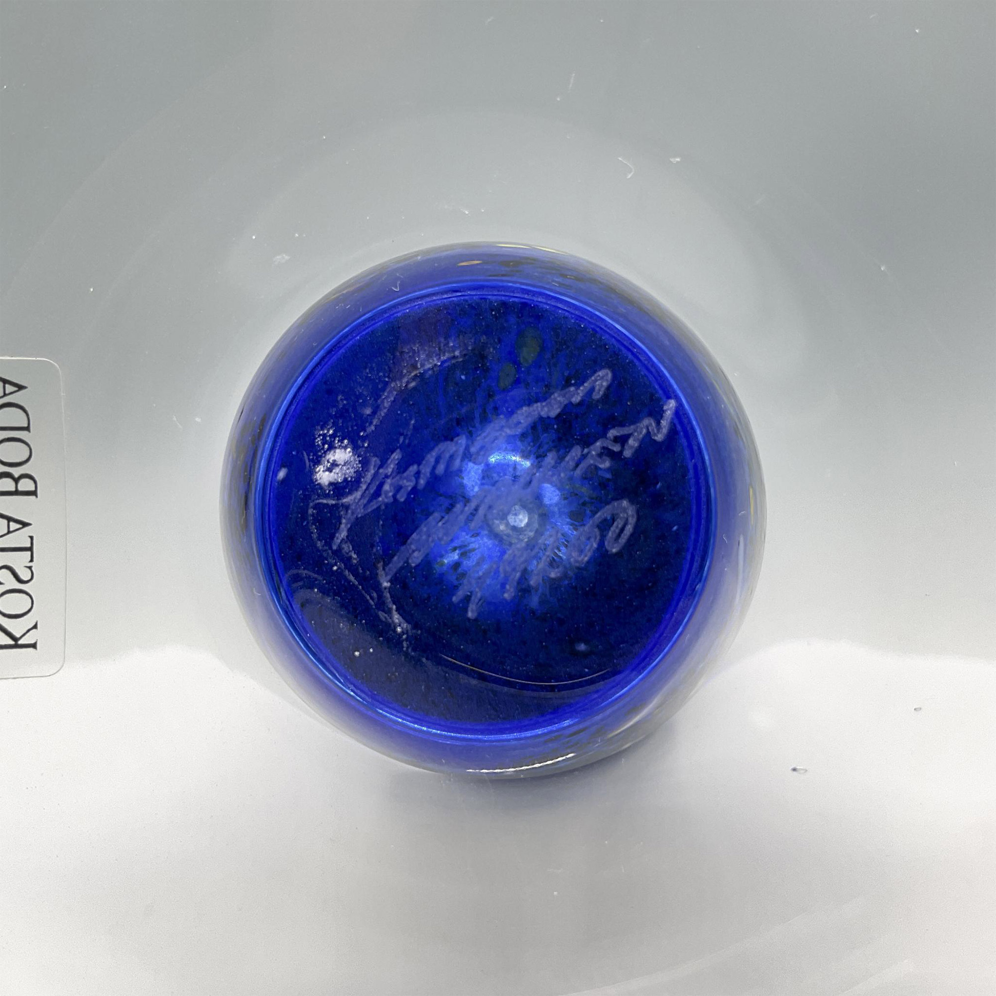Kosta Boda Crystal Vase, Satellite Blue 49250 - Image 4 of 4
