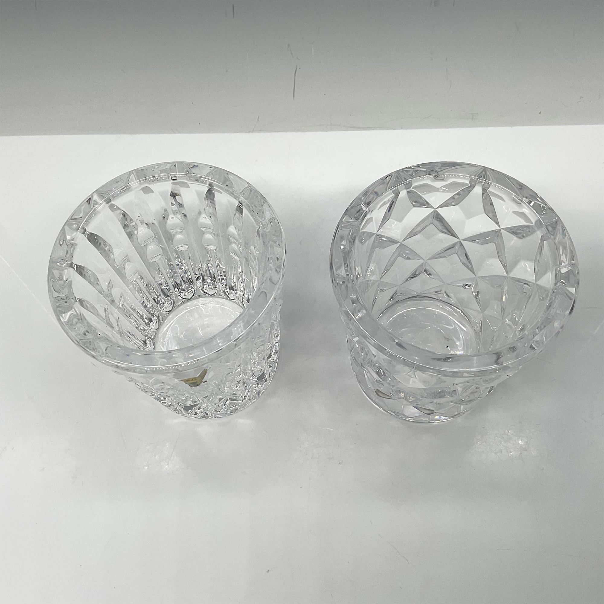 2pc Waterford Cut Crystal Tumblers - Image 2 of 3
