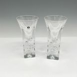2pc Pukeberg Glass Mid Century Modern Shot Glasses