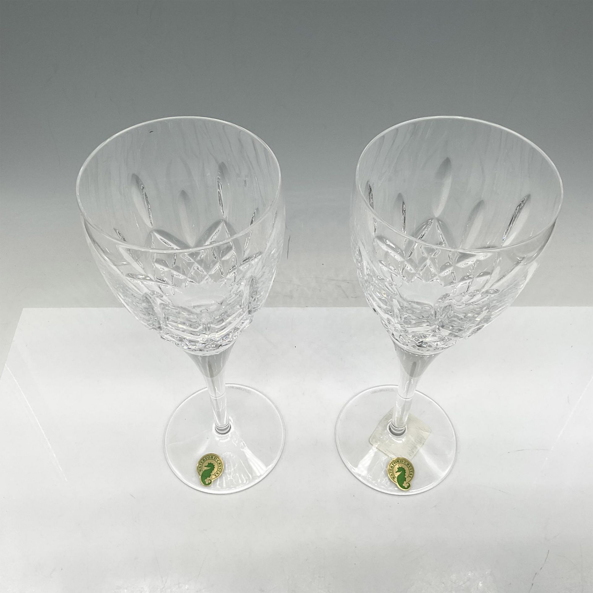 Pair of Waterford Crystal Goblets, Lismore Nouveau - Image 2 of 4