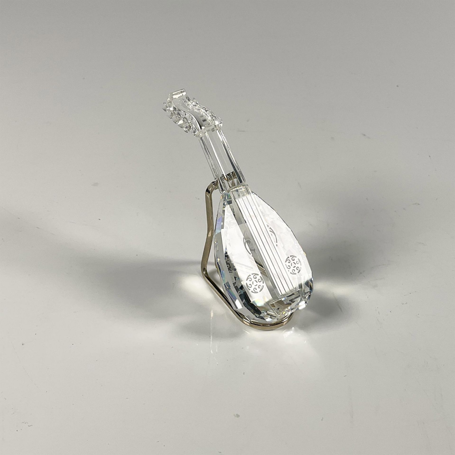 Swarovski Crystal Figurine, Lute Mandolin