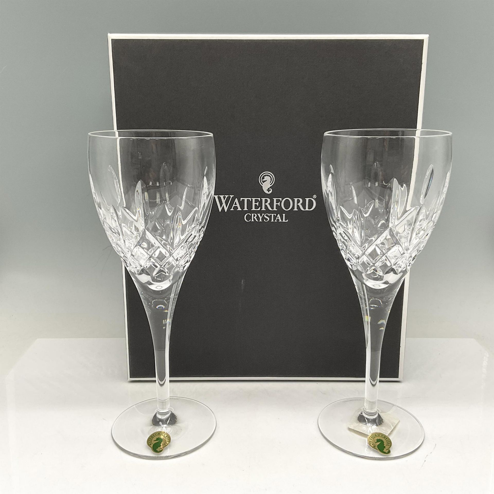Pair of Waterford Crystal Goblets, Lismore Nouveau - Image 4 of 4