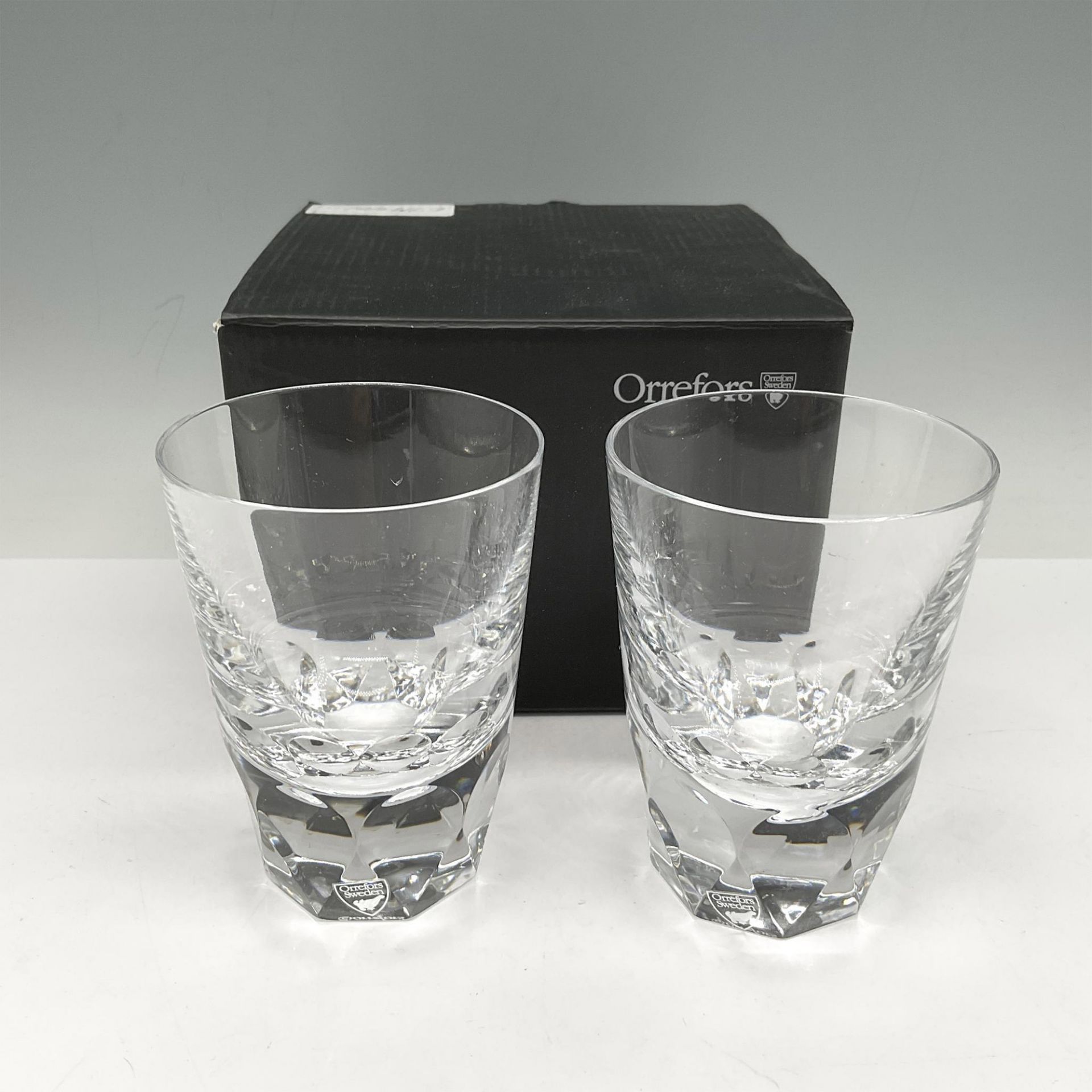 Orrefors Crystal Drink Glasses, Set of 2 - Bild 4 aus 4