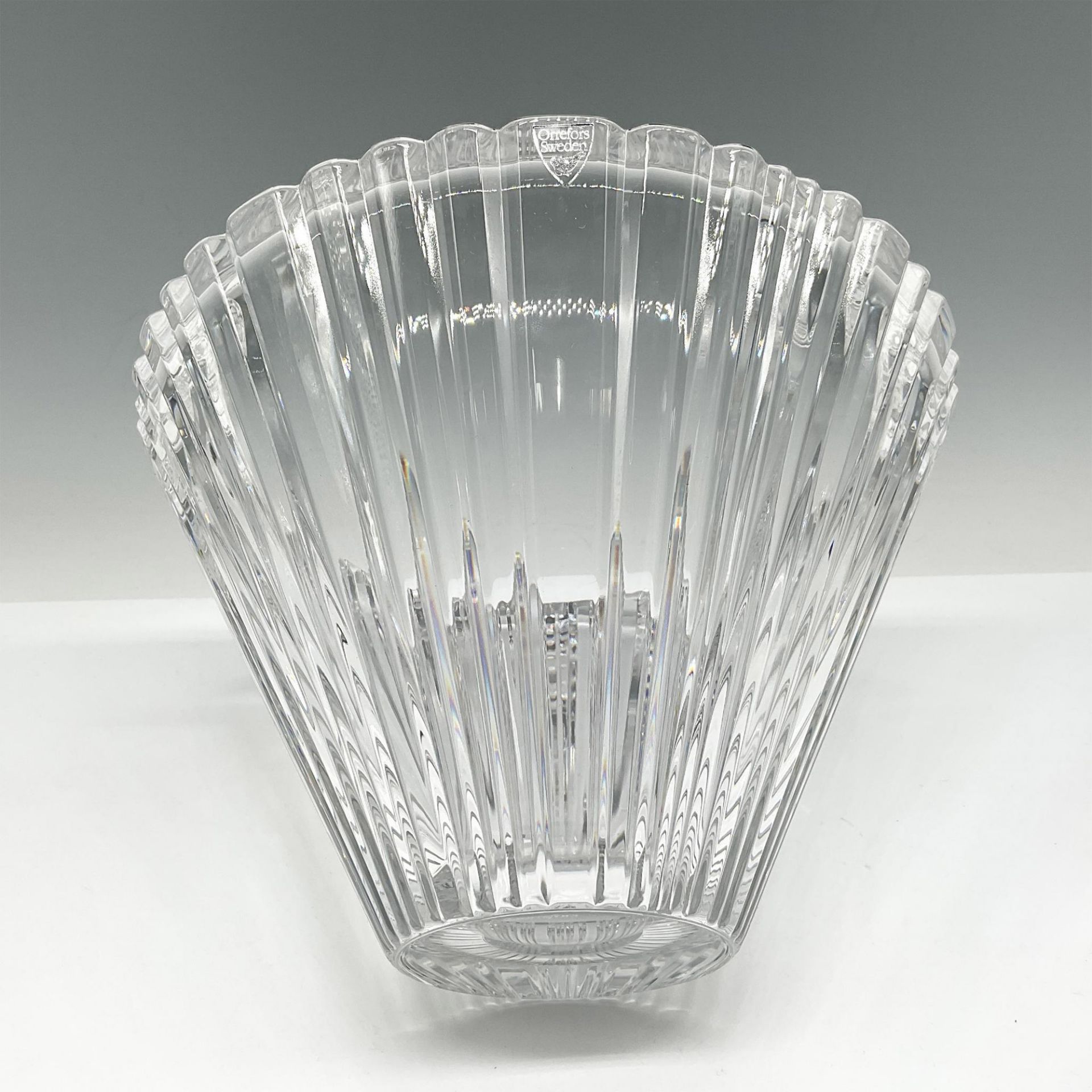 Orrefors Crystal Pleated Bowl - Bild 3 aus 3