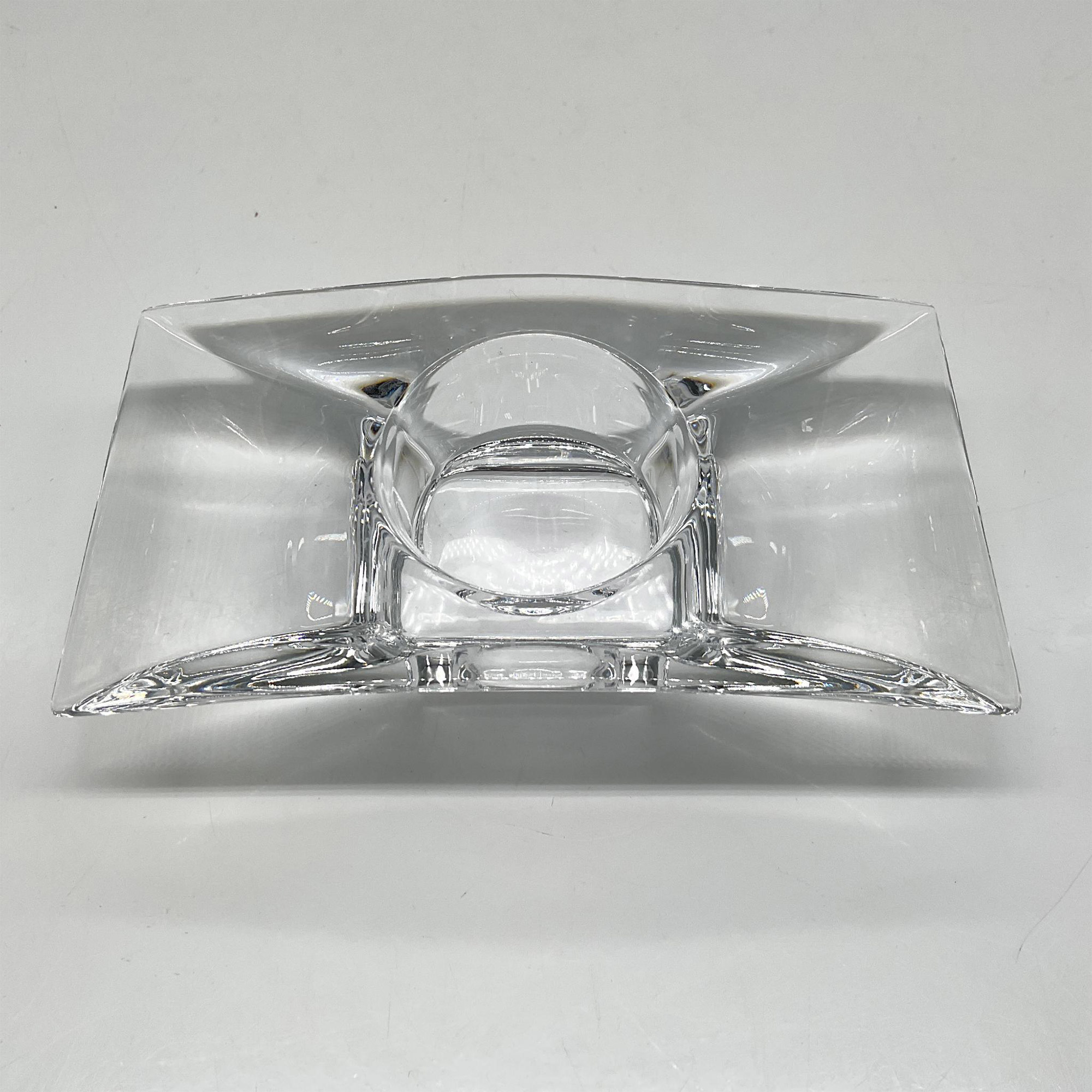 Nambe Crystal Votive, Planar - Image 2 of 3