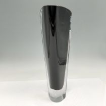 Kosta Boda Art Glass Vase, Aria Black