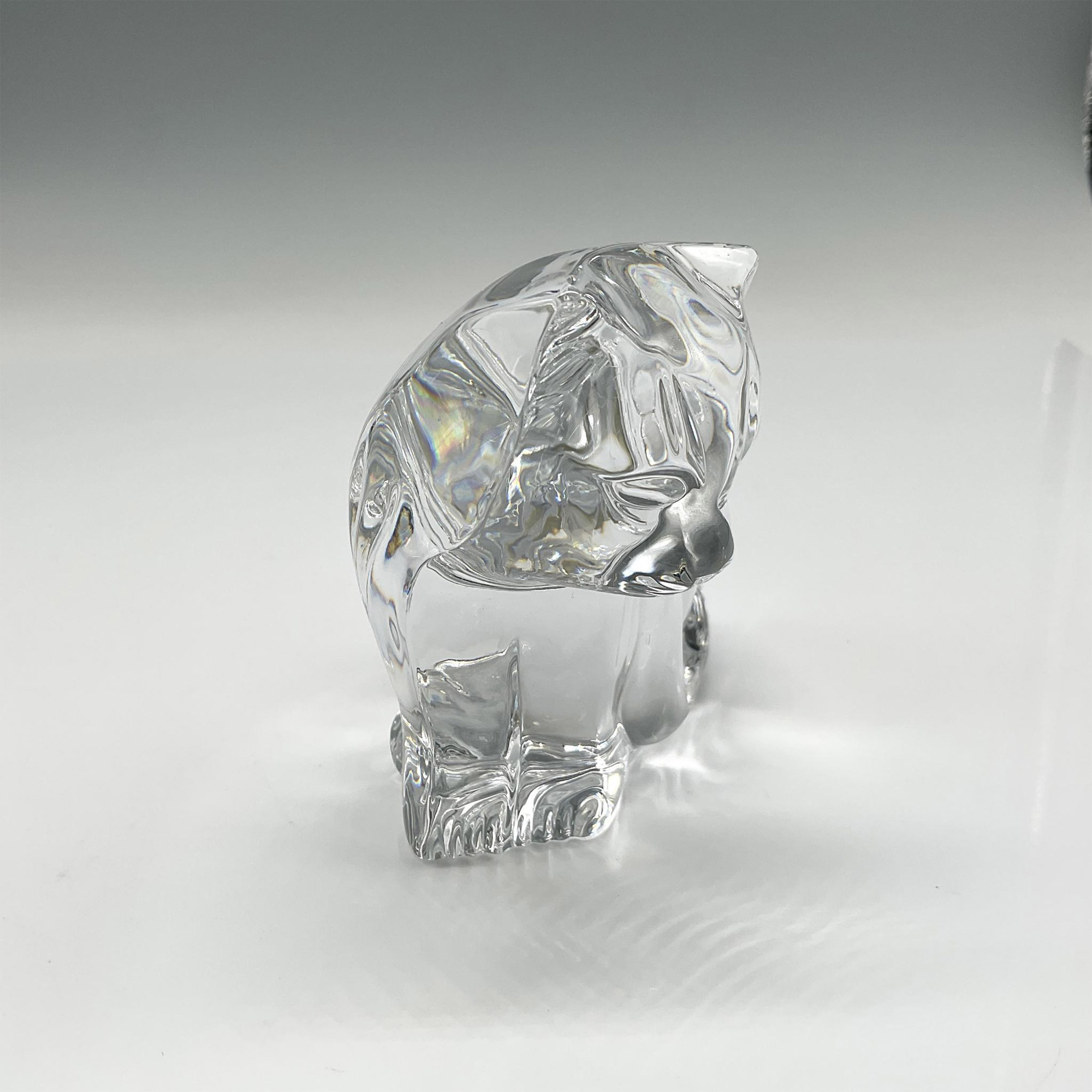 Waterford Crystal Paperweight, Cat - Image 2 of 4