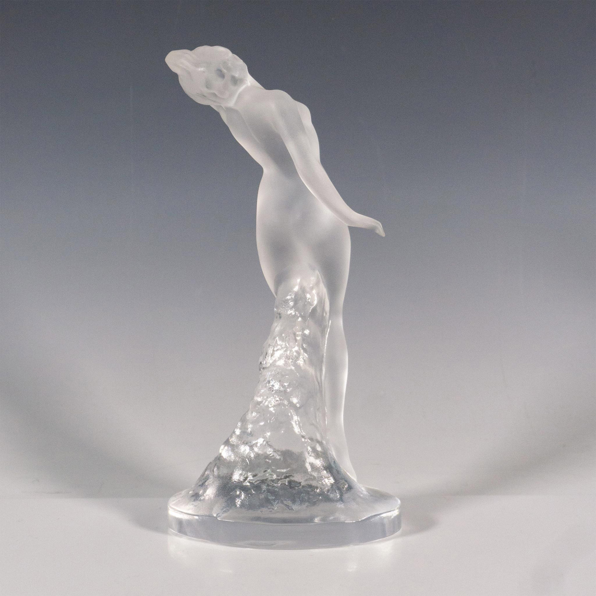 Lalique Crystal Statuette, Danseuse Bras Leves - Image 2 of 3