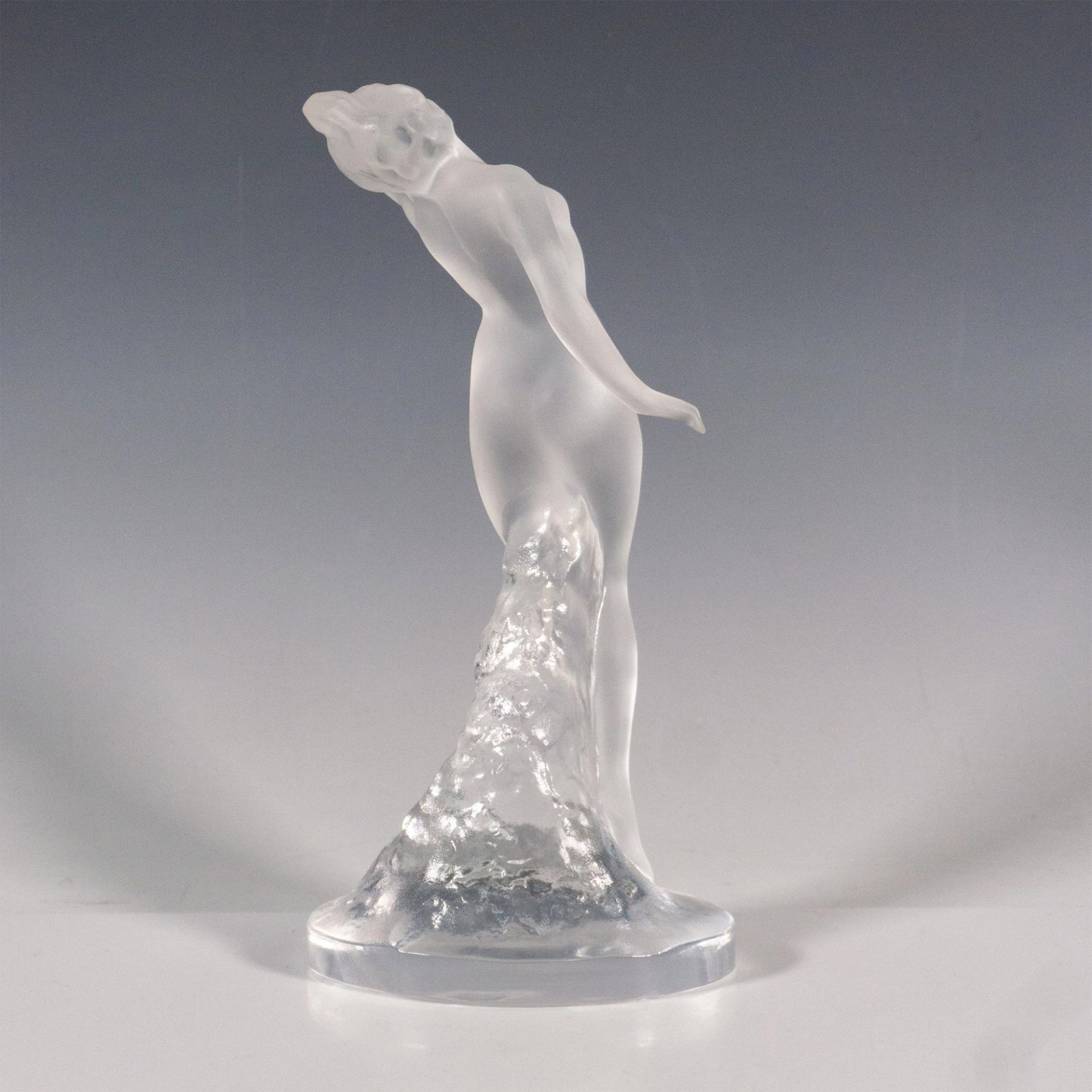 Lalique Crystal Statuette, Danseuse Bras Leves - Bild 2 aus 3