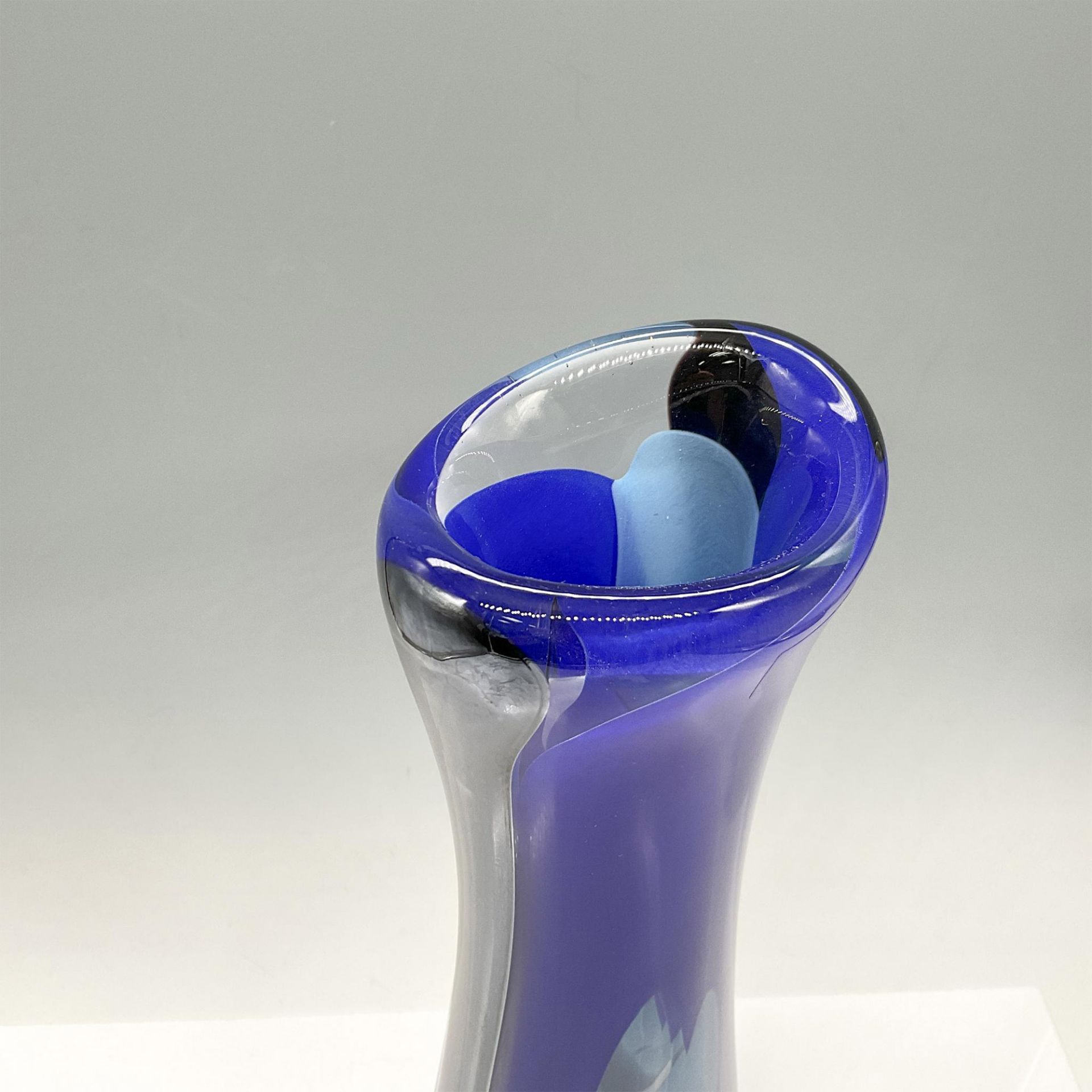 Sasaki Crystal Handcrafted Swirl Vase, Kyoto - Bild 3 aus 5
