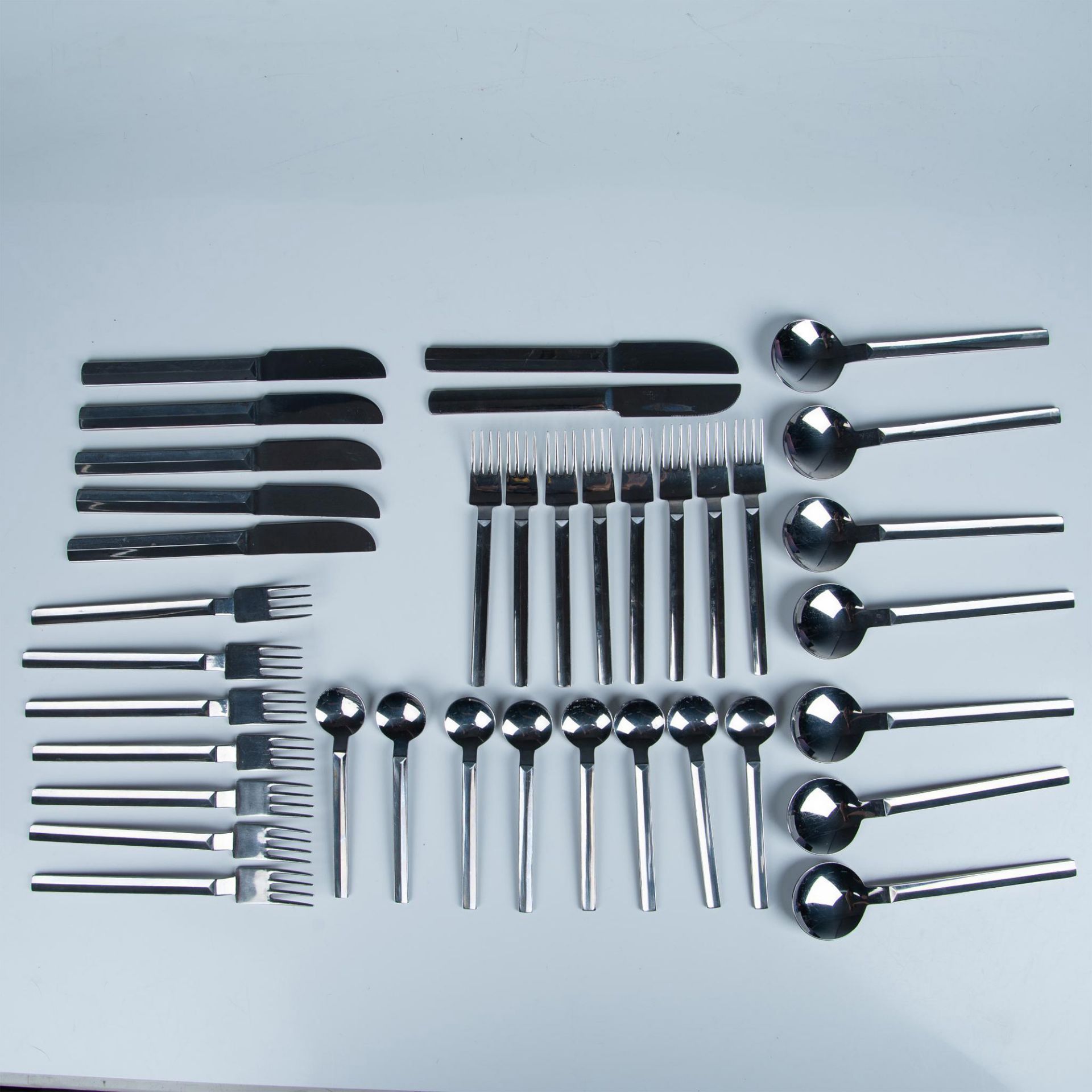 37pc Studio Nova Stainless Steel Flatware