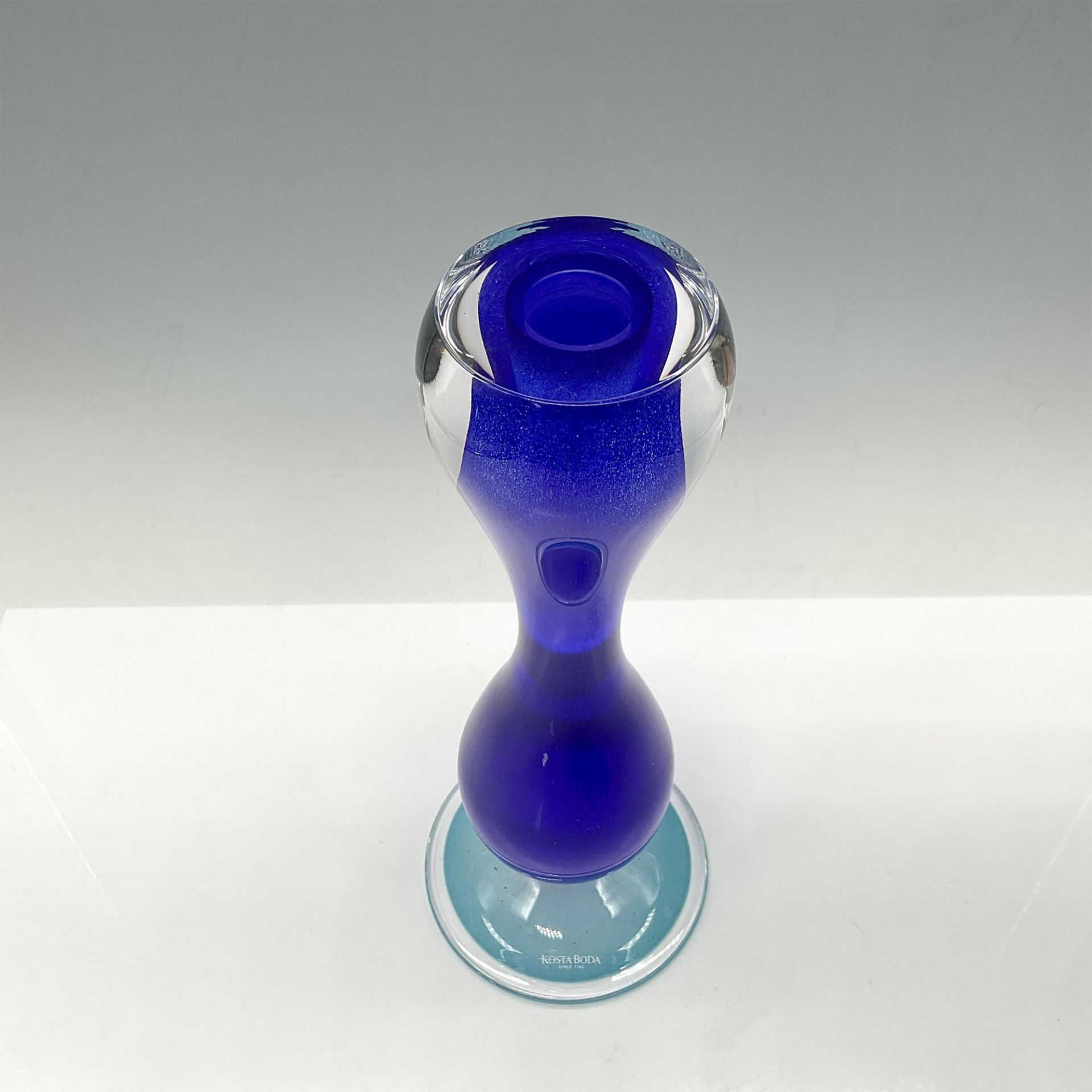 G. Sahlin for Kosta Boda Art Glass Candle Holder - Bild 2 aus 4