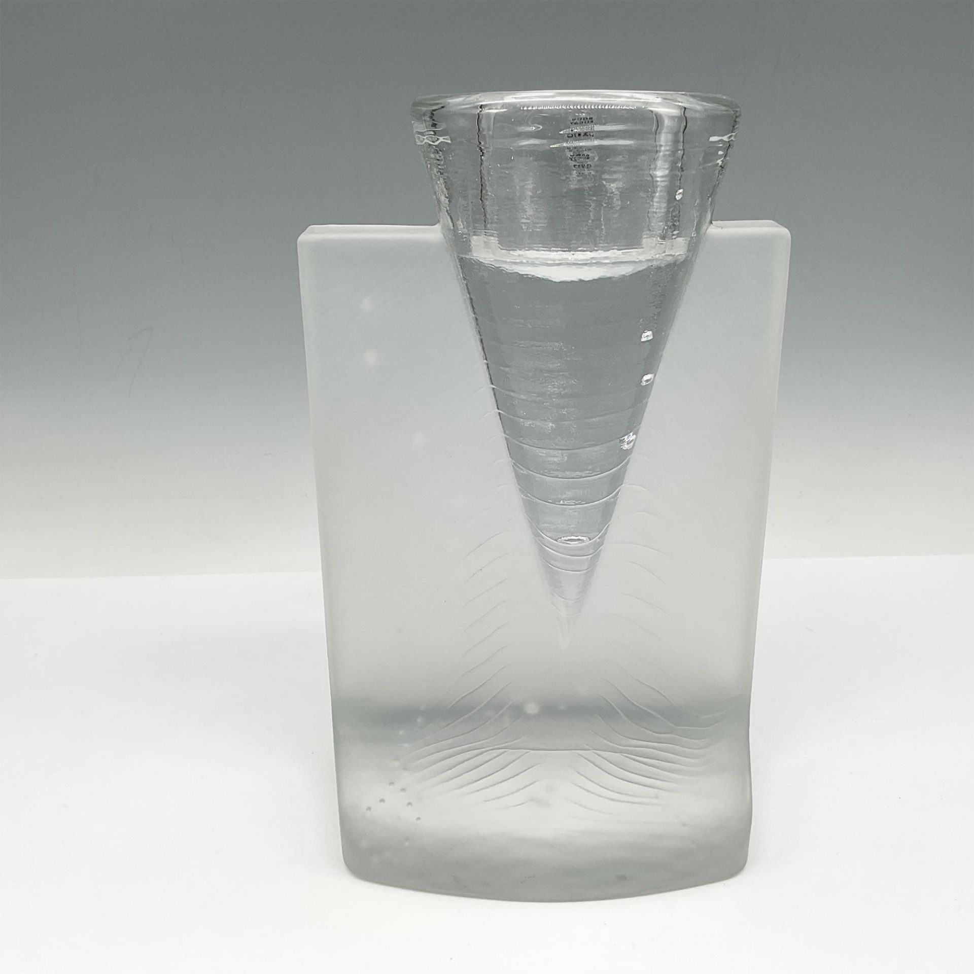 Kosta Boda Glass Candle Holder, Ice Age - Bild 3 aus 4