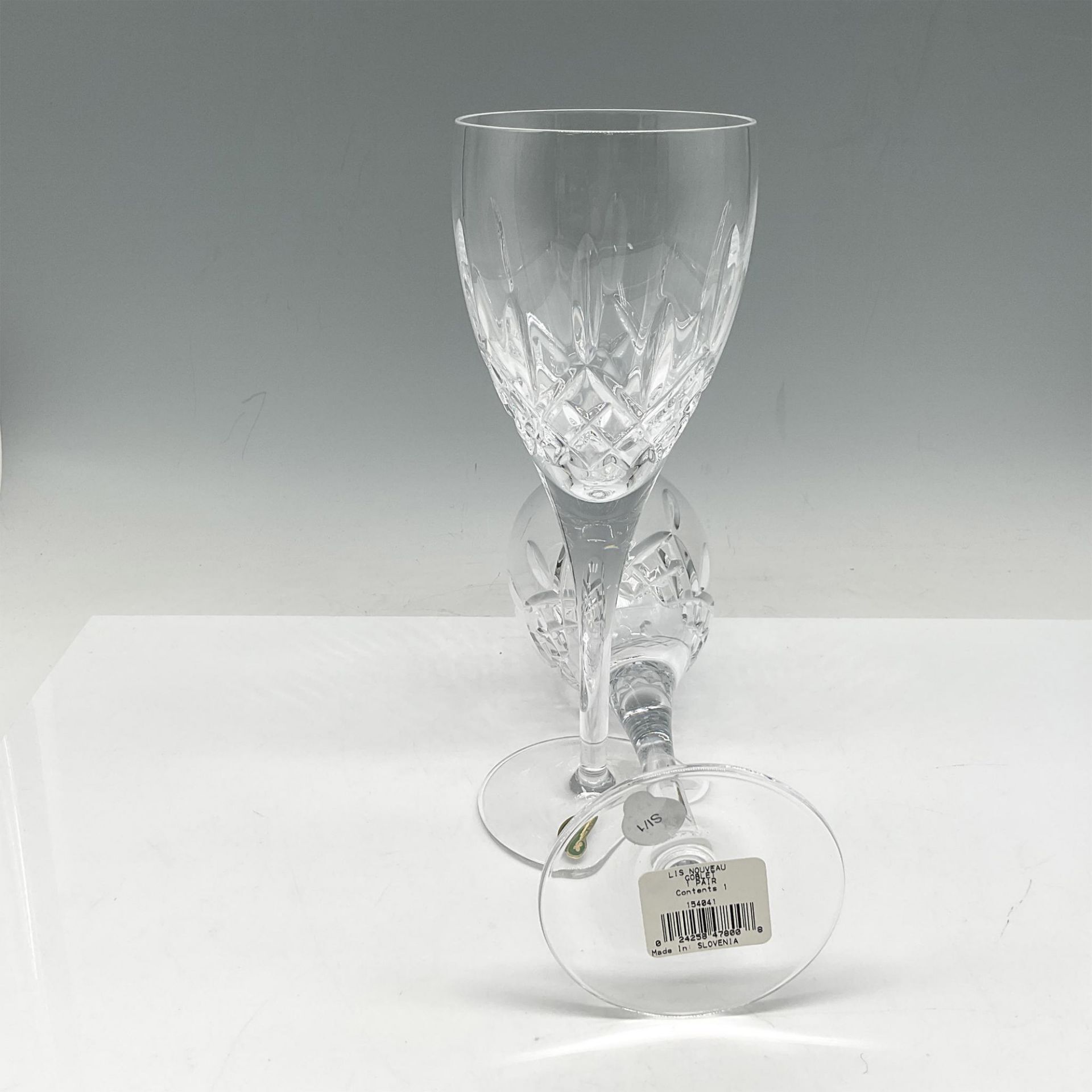Pair of Waterford Crystal Goblets, Lismore Nouveau - Bild 3 aus 4