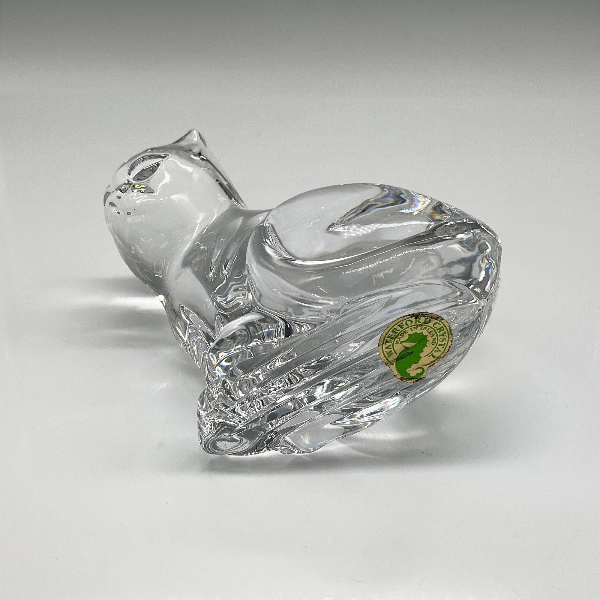 Waterford Crystal Paperweight, Cat - Image 4 of 4