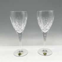 Pair of Waterford Crystal Goblets, Lismore Nouveau