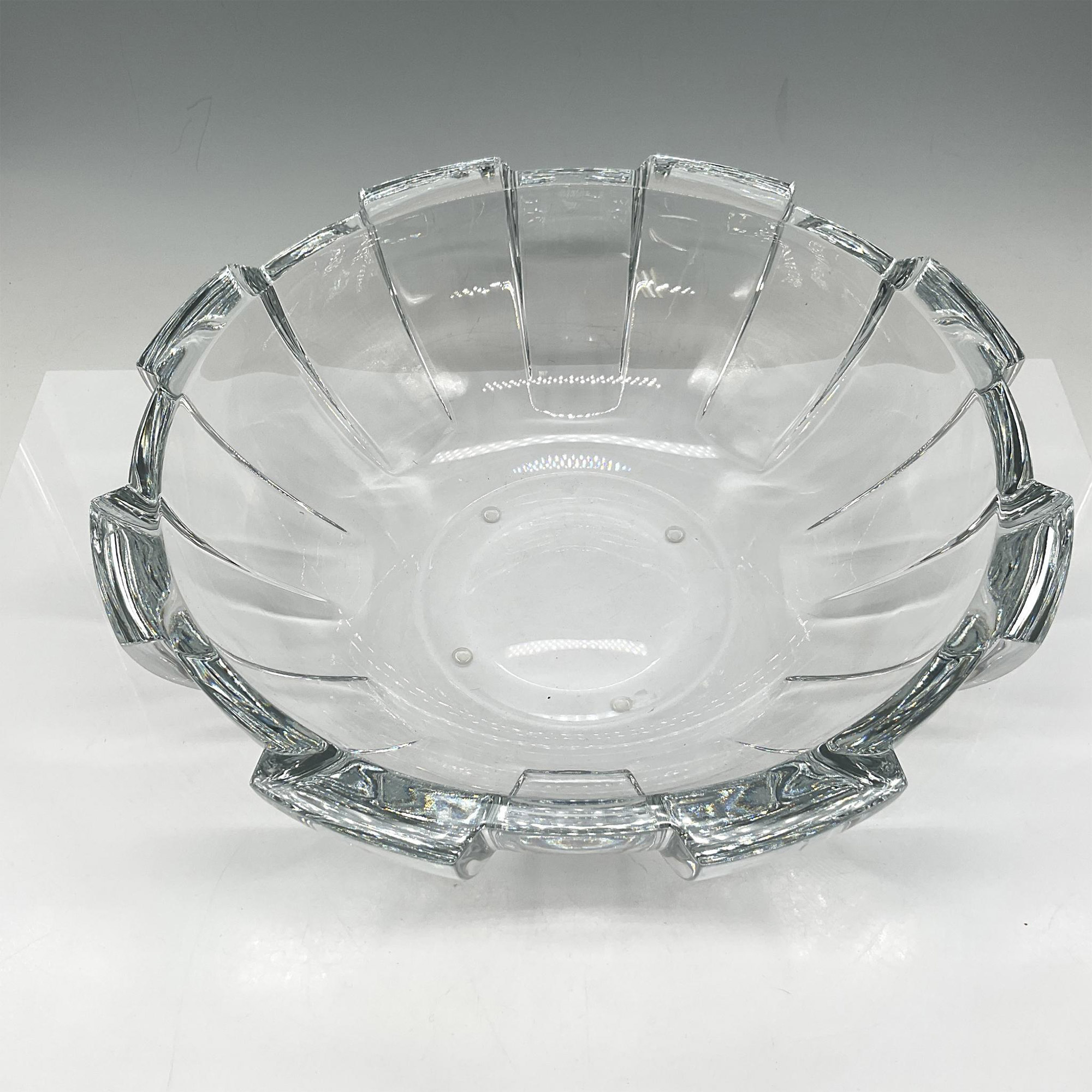 Orrefors Crystal Centerpiece Bowl, Revolution 12" - Image 2 of 4