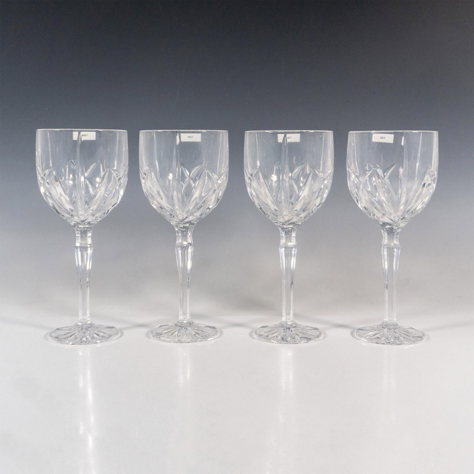 4pc Marquis by Waterford Wine Glasses, Brookside