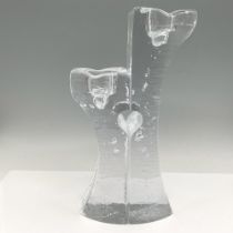 2pc Kosta Boda Crystal Candle Holders, Connect