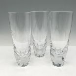 3pc Orrefors Crystal Highball Glass, Carat