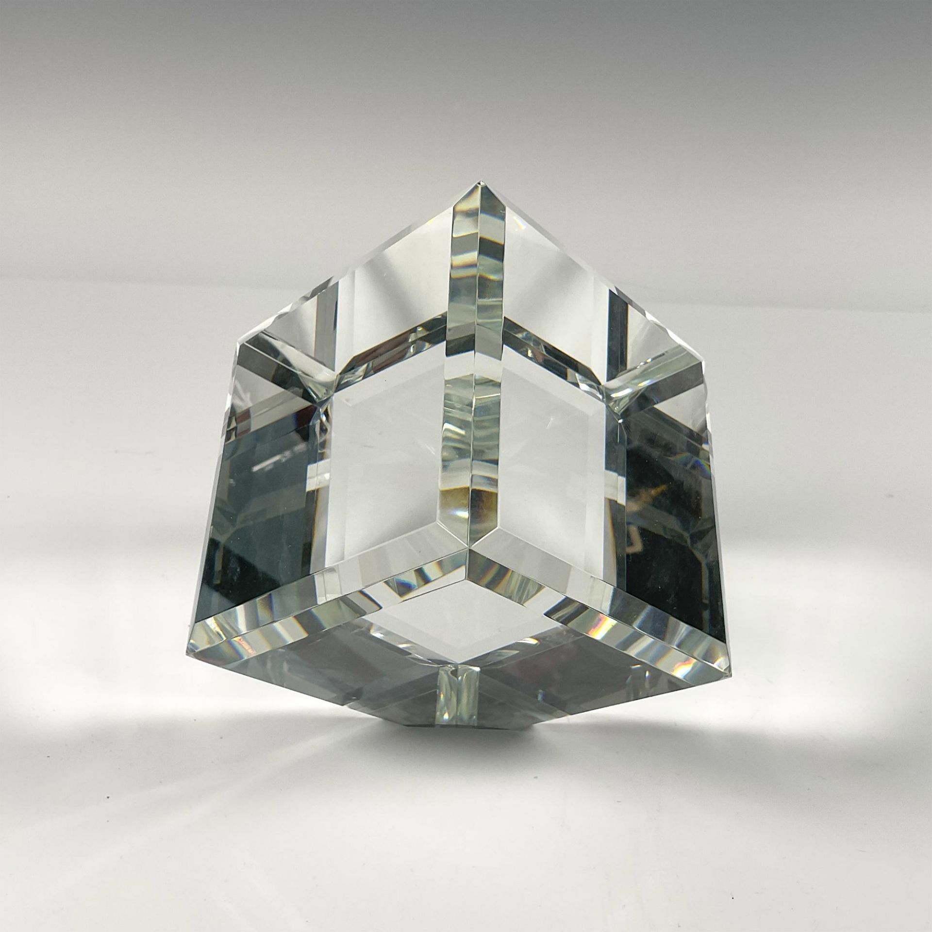 Orrefors Crystal Engravable Award, Iconic XL Cube