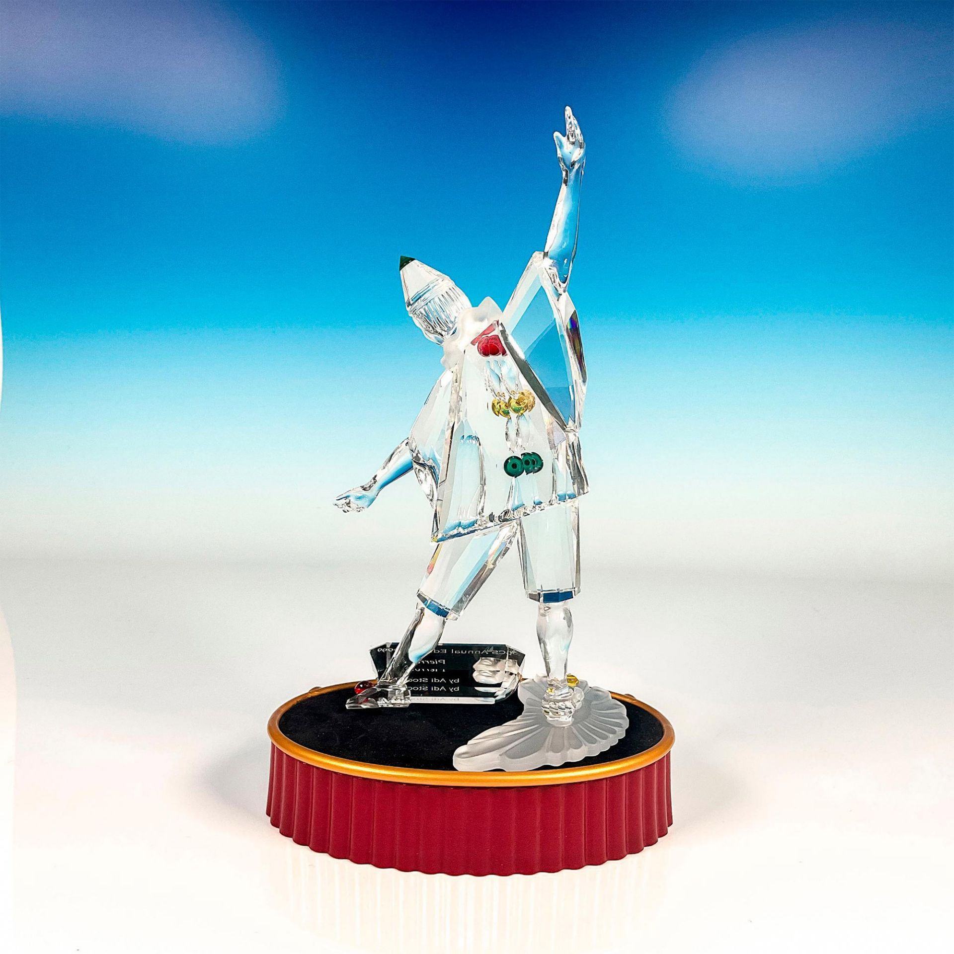 3pc Swarovski Crystal Figurine Set, Pierrot - Bild 3 aus 4