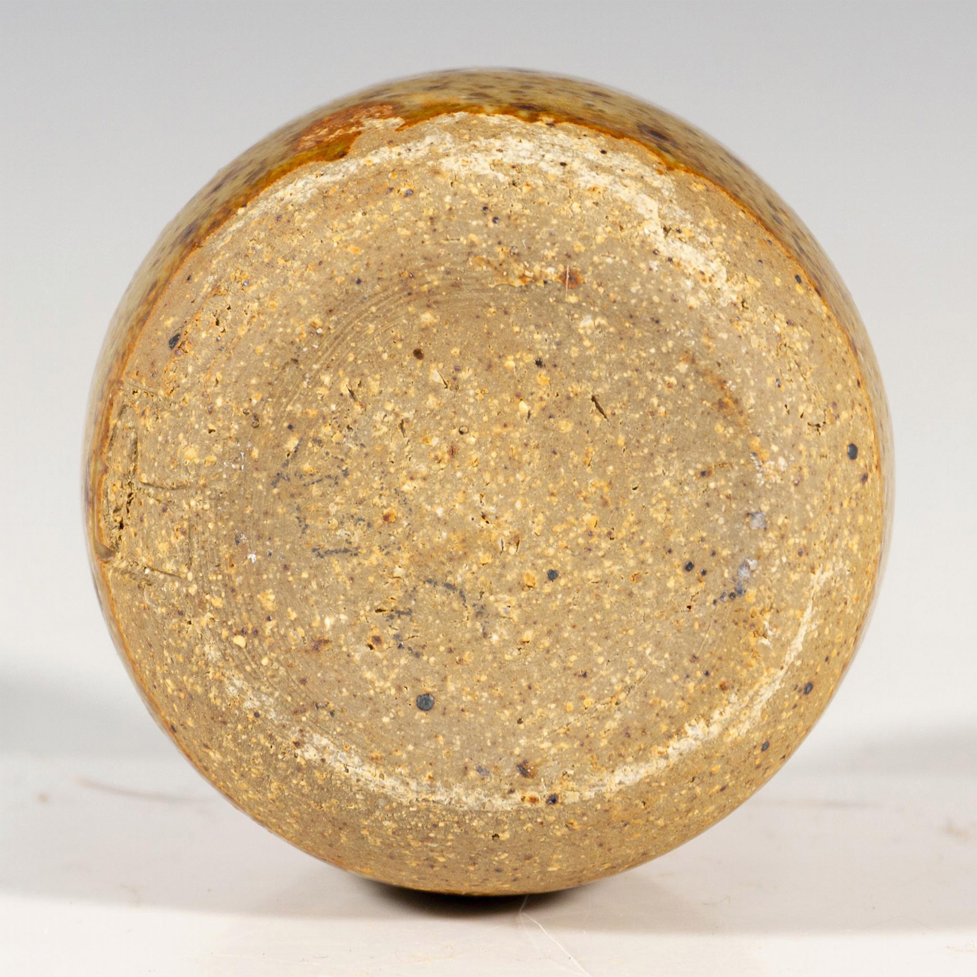 Vintage Stoneware Speckled Bud Vase - Image 3 of 3