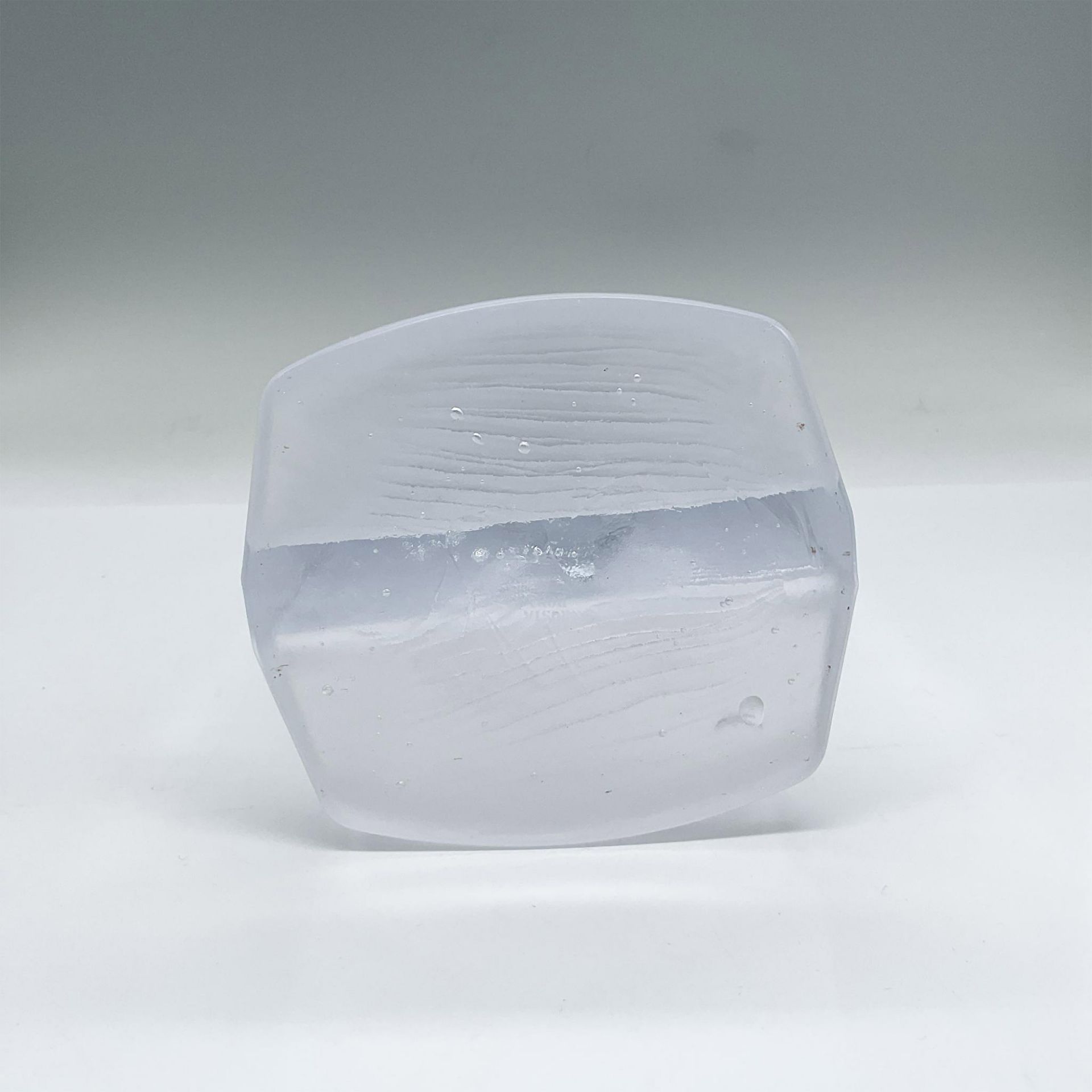 Kosta Boda Glass Candleholder, Ice Age - Bild 3 aus 3