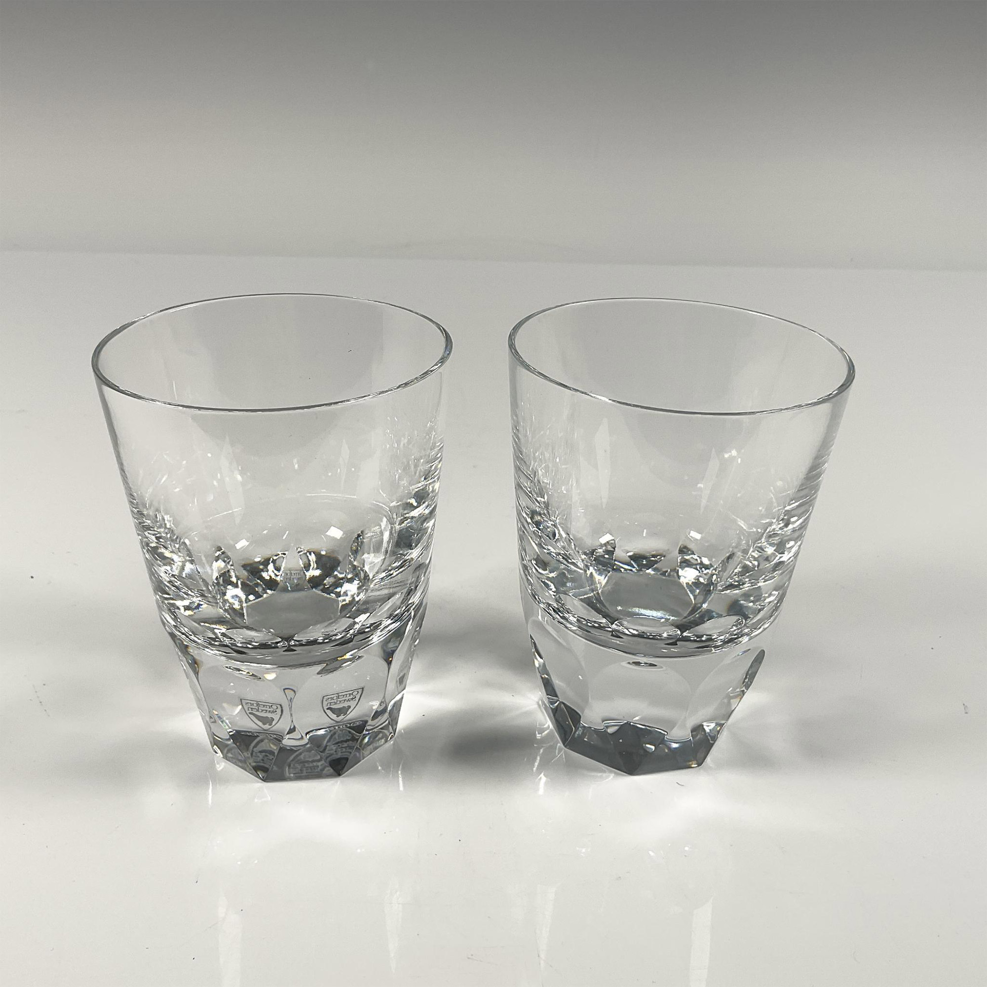 Pair of Orrefors Crystal Glasses, Carat Of Pair