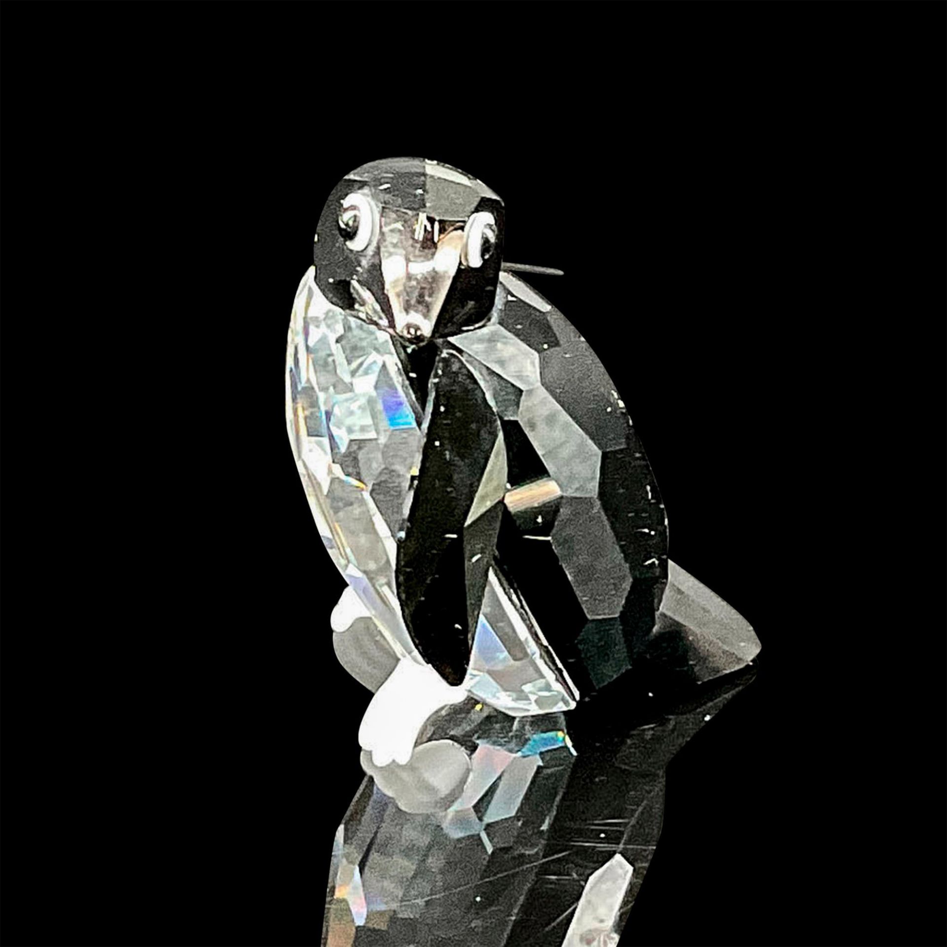 Swarovski Silver Crystal Figurine, Madame Penguin