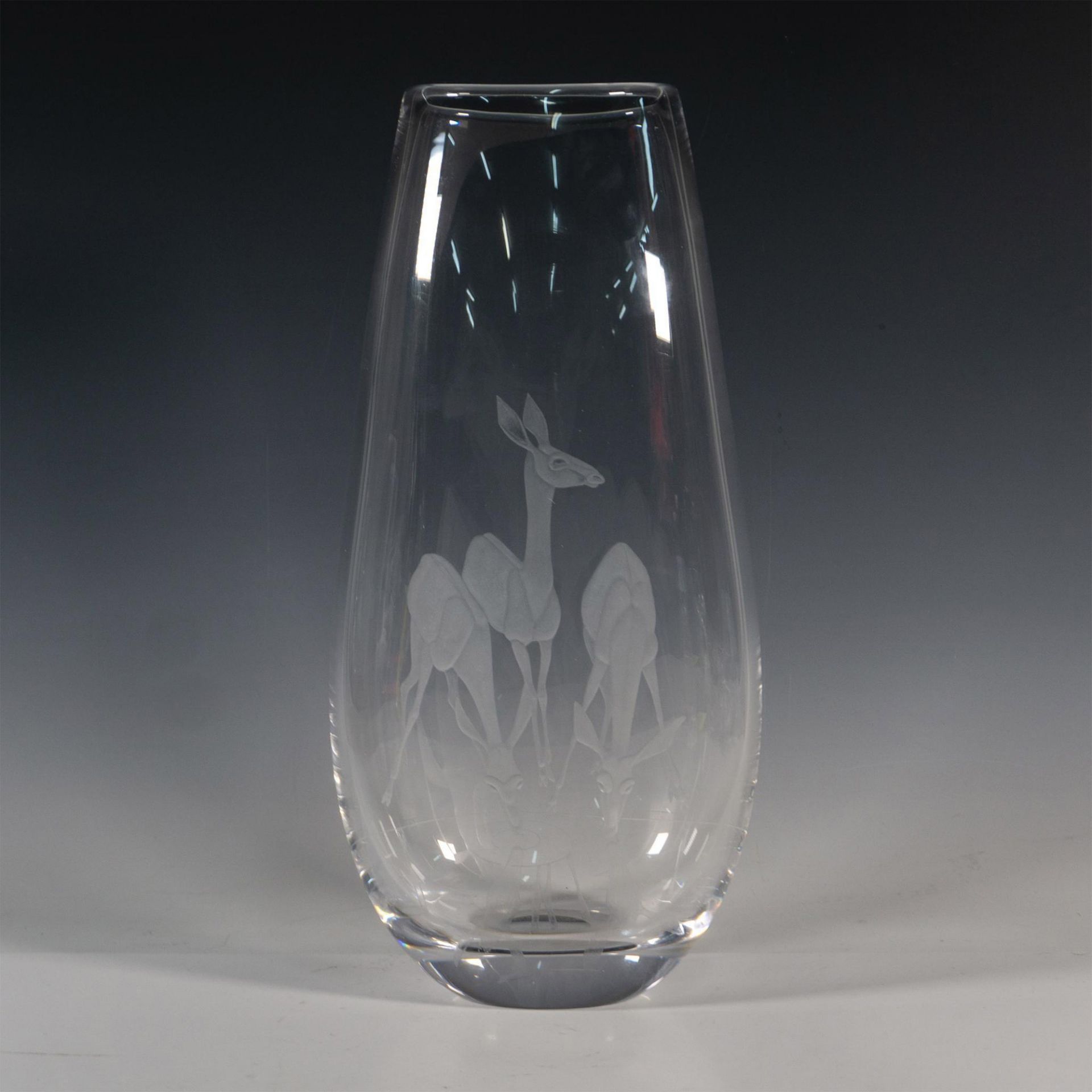 Kosta Boda by Vicke Lindstrand Deer Vase - Image 2 of 4