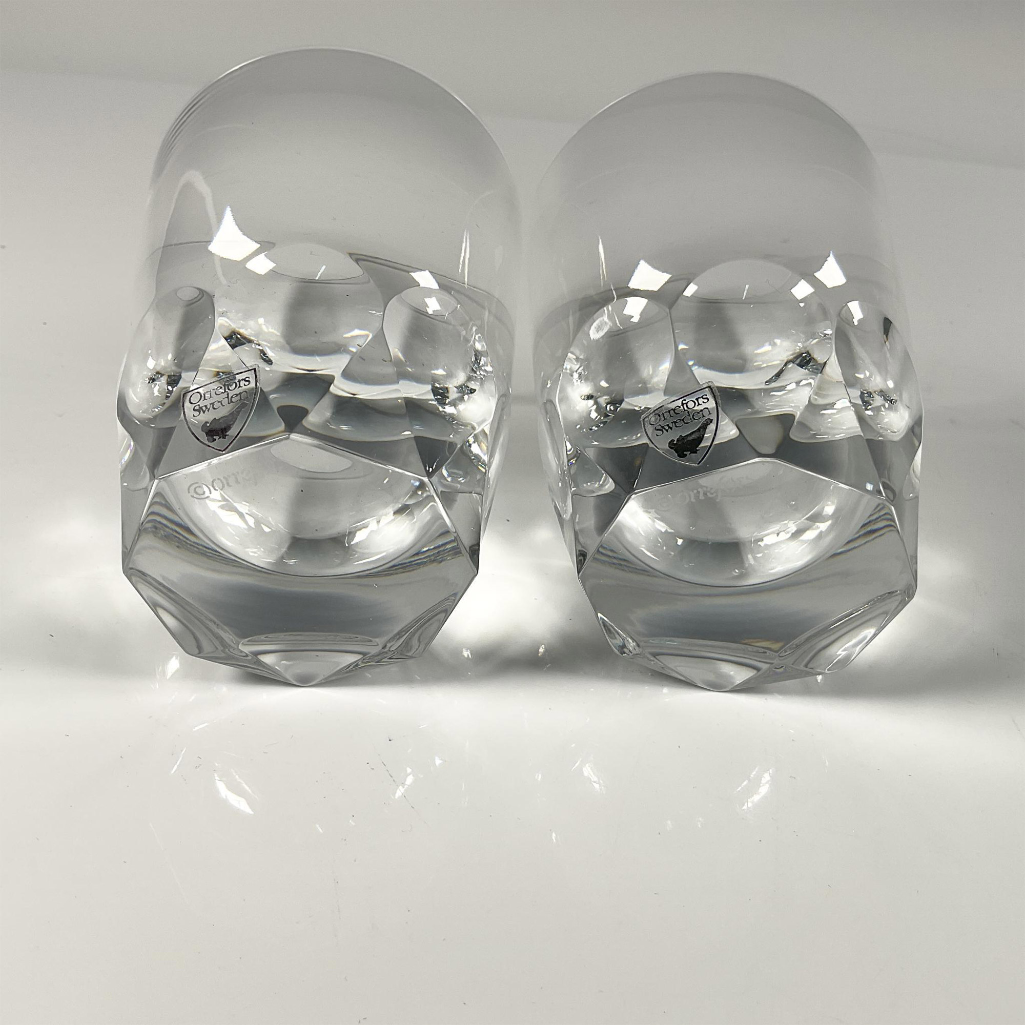 Pair of Orrefors Crystal Glasses, Carat Of Pair - Bild 2 aus 3