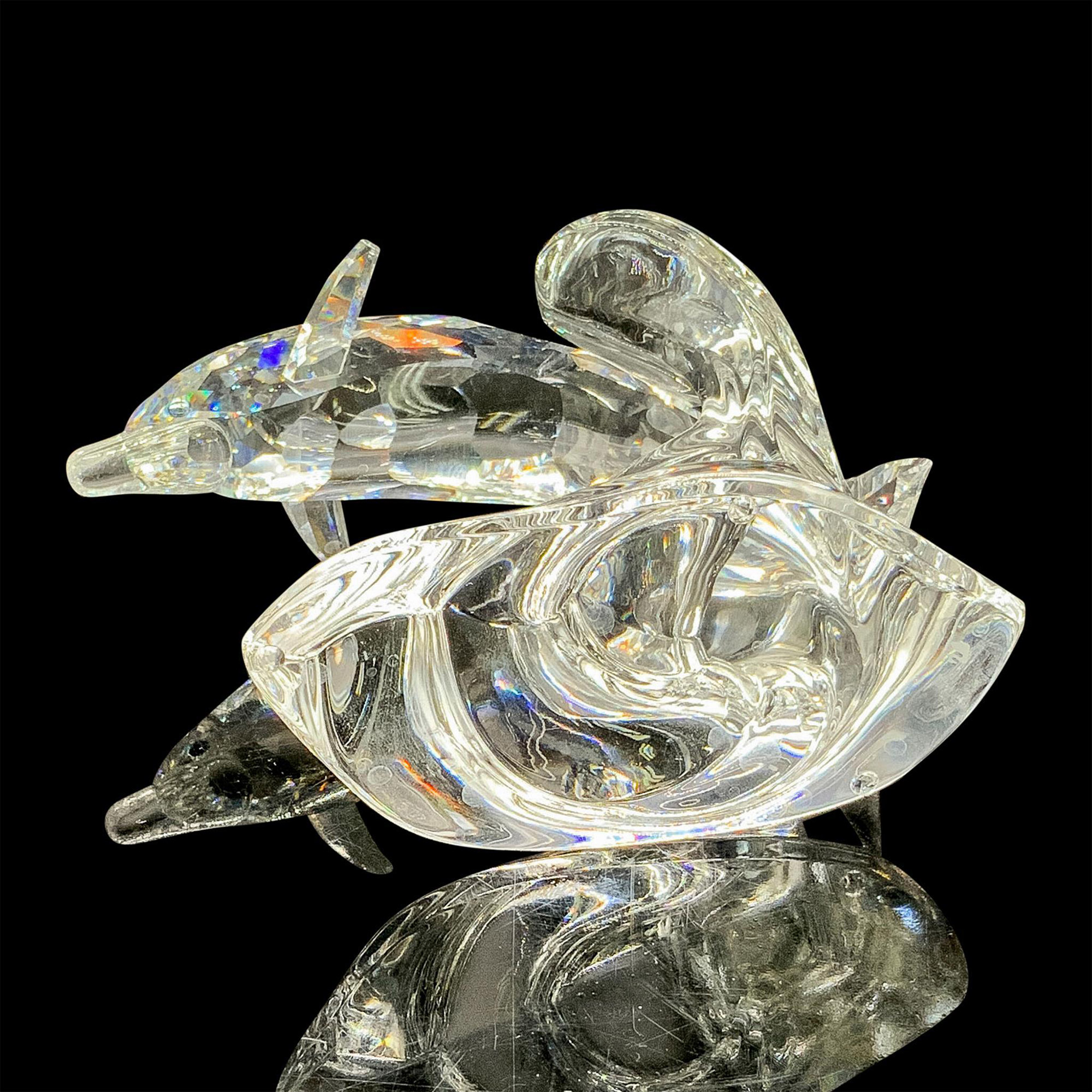 Swarovski Crystal Figurine, Dolphin On a Wave - Image 4 of 5