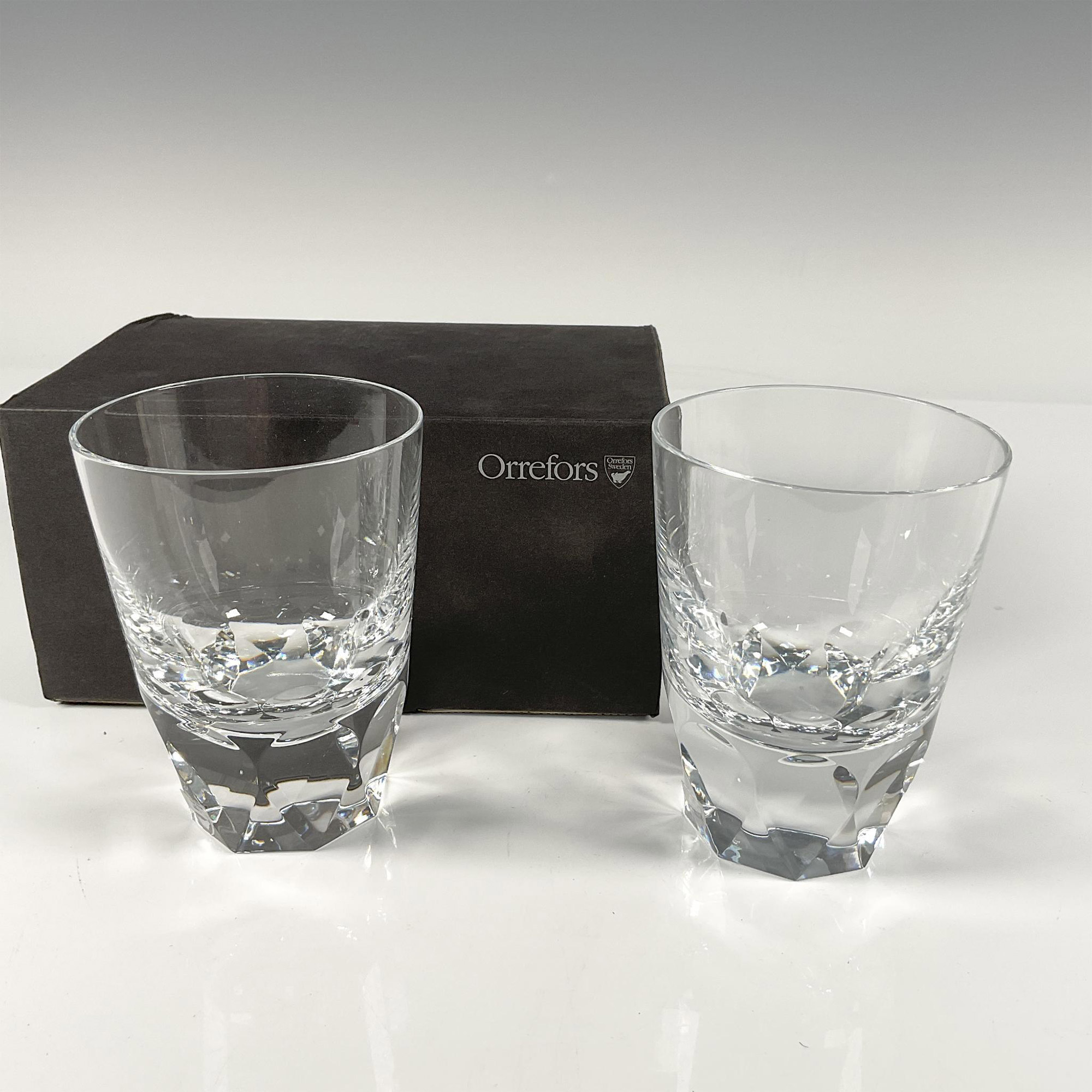 Pair of Orrefors Crystal Glasses, Carat Of Pair - Image 3 of 3