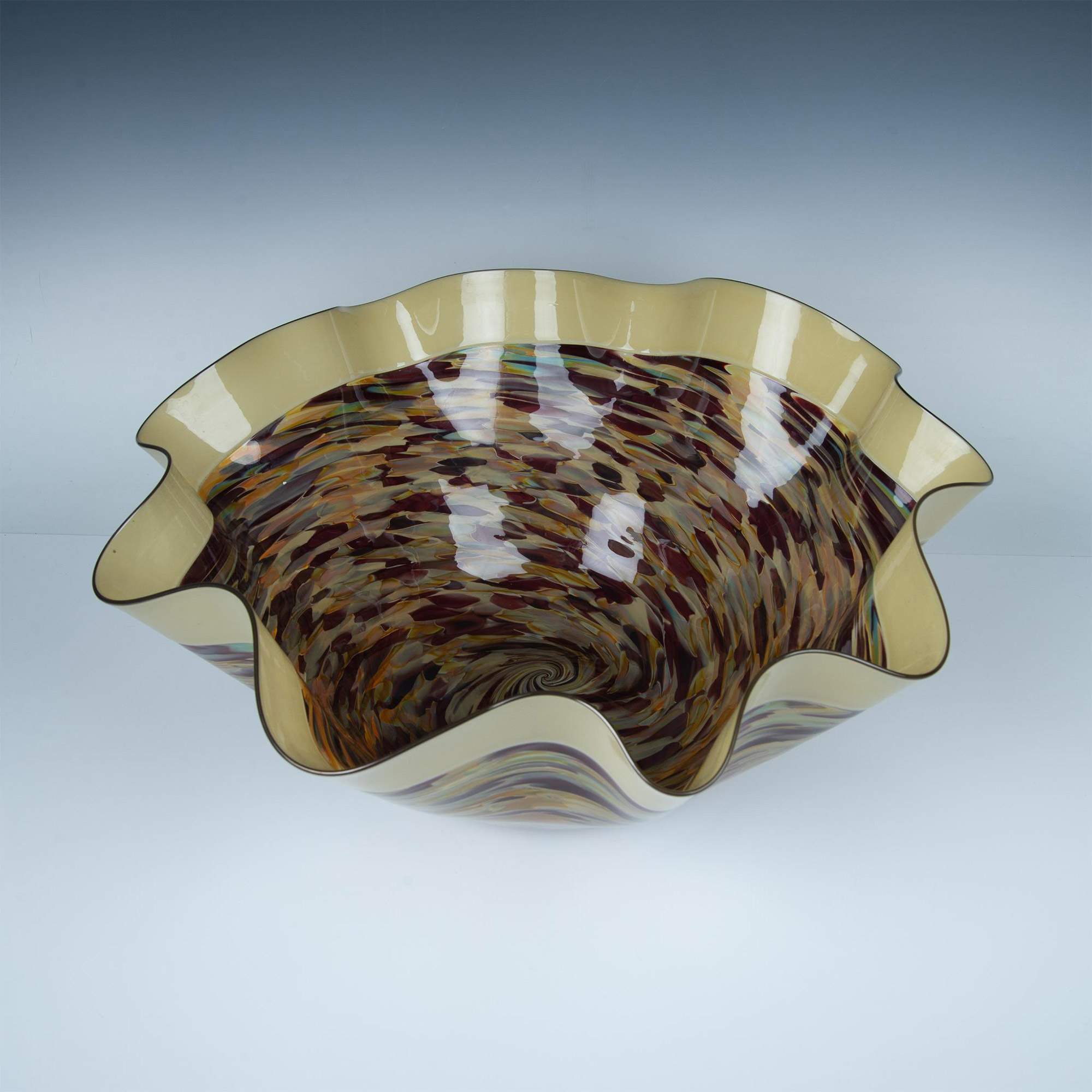 Seattle Glassing Studio Bowl, Large Incalmo Yellow-Multi - Image 2 of 6