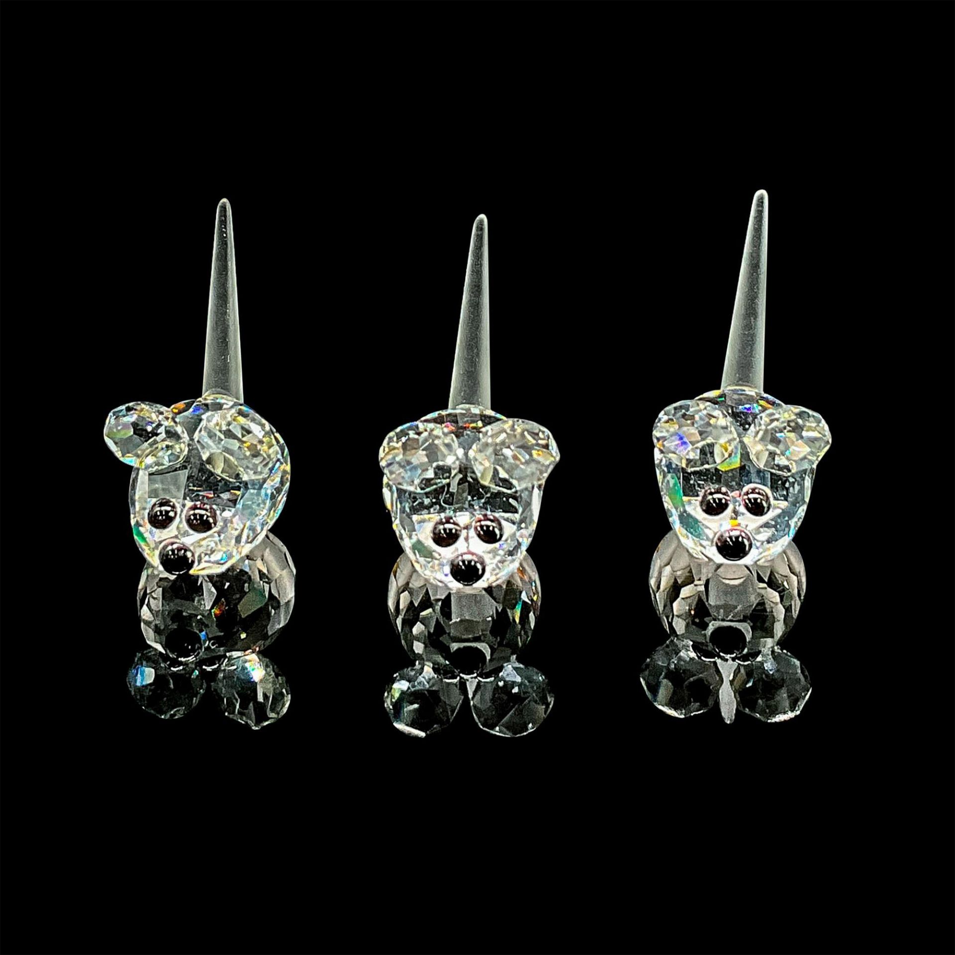 Swarovski Crystal Figurine, Field Mice