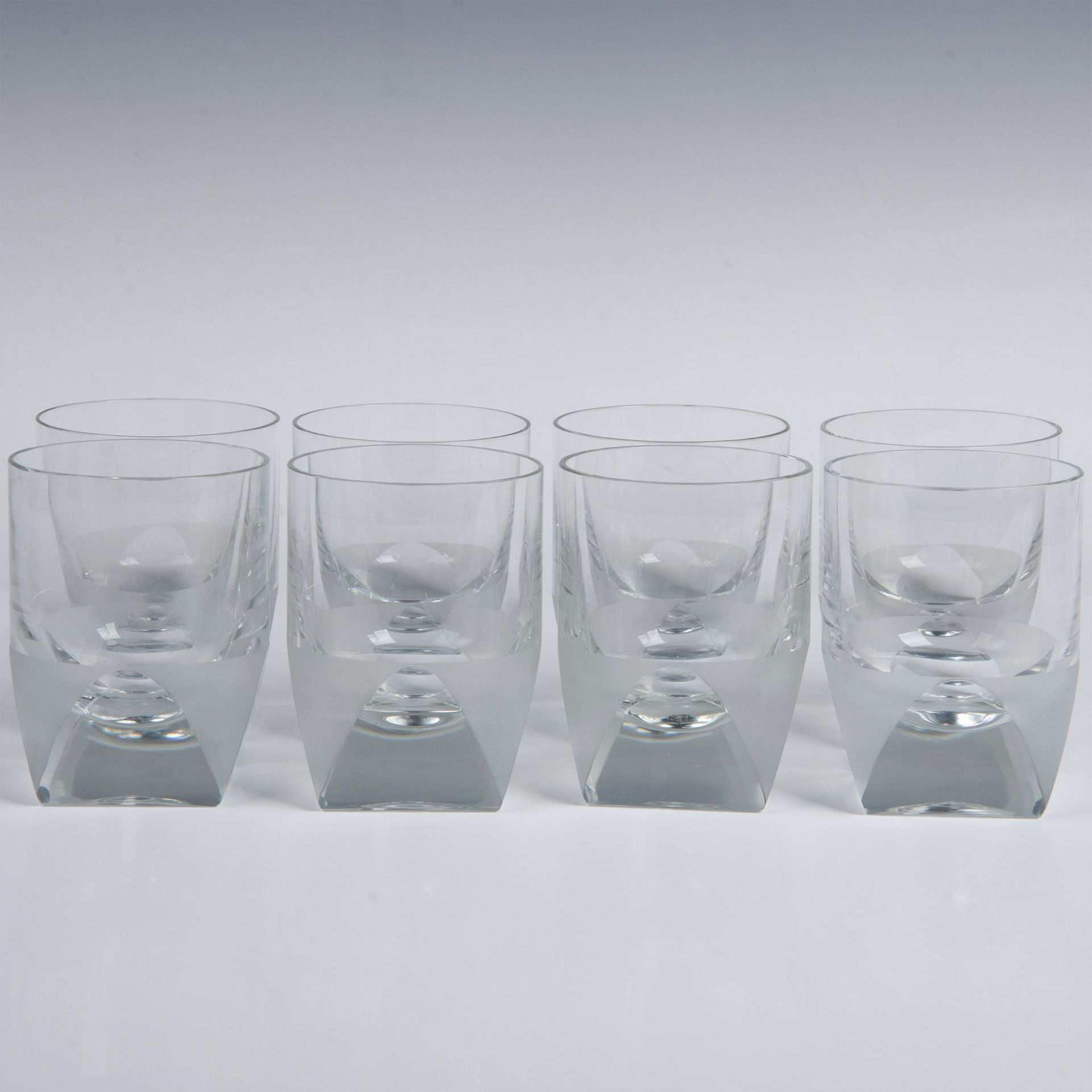 8pc Rosenthal Studio-Line Rocks Glasses, Skal Pattern - Bild 4 aus 9