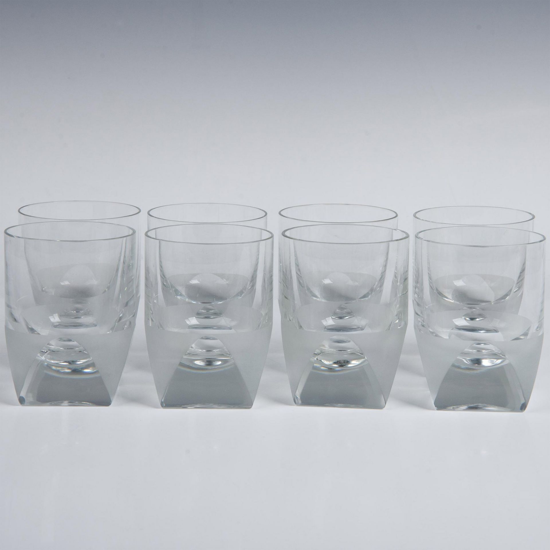 8pc Rosenthal Studio-Line Rocks Glasses, Skal Pattern - Image 4 of 9