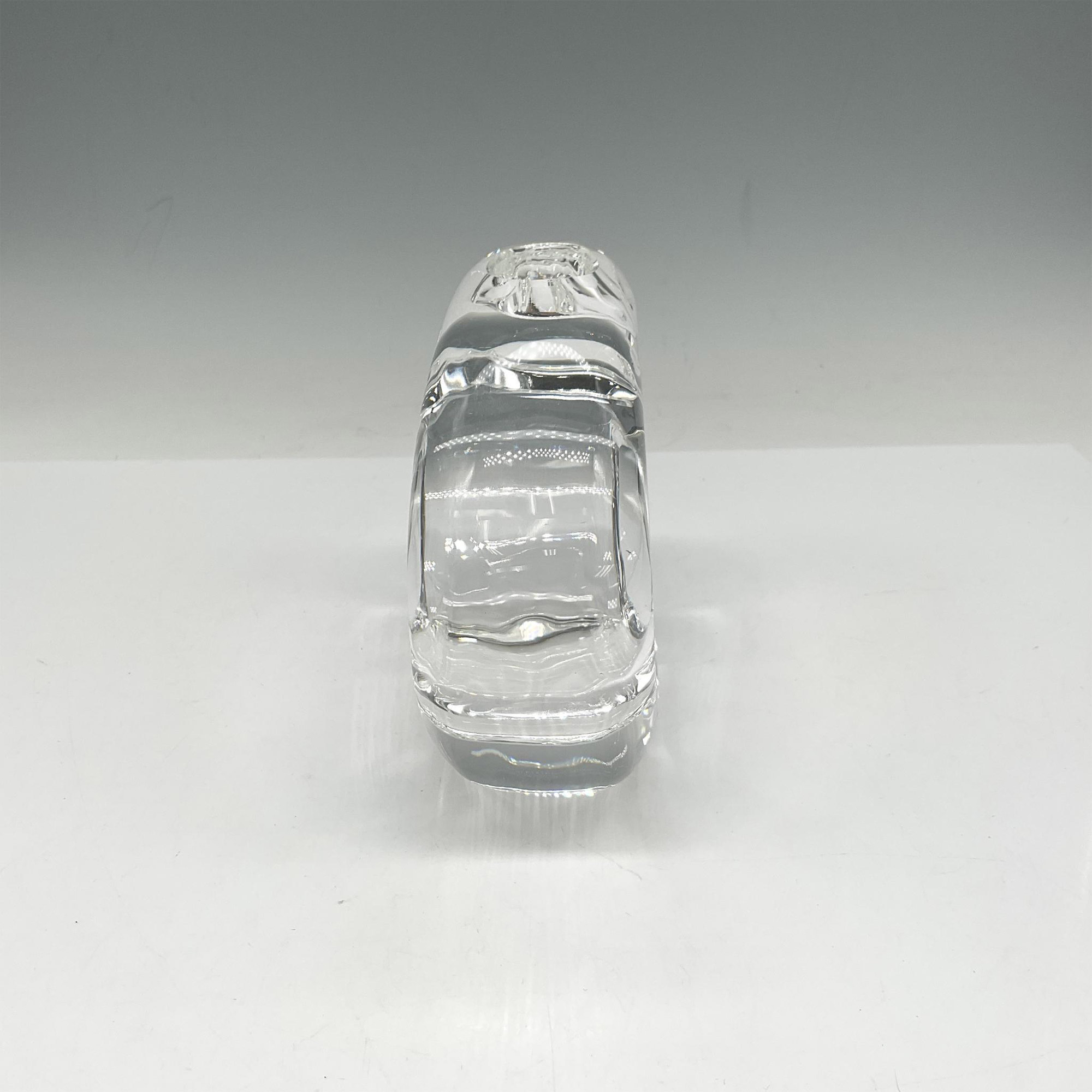 Orrefors Crystal Oval Candle Holder - Image 2 of 5