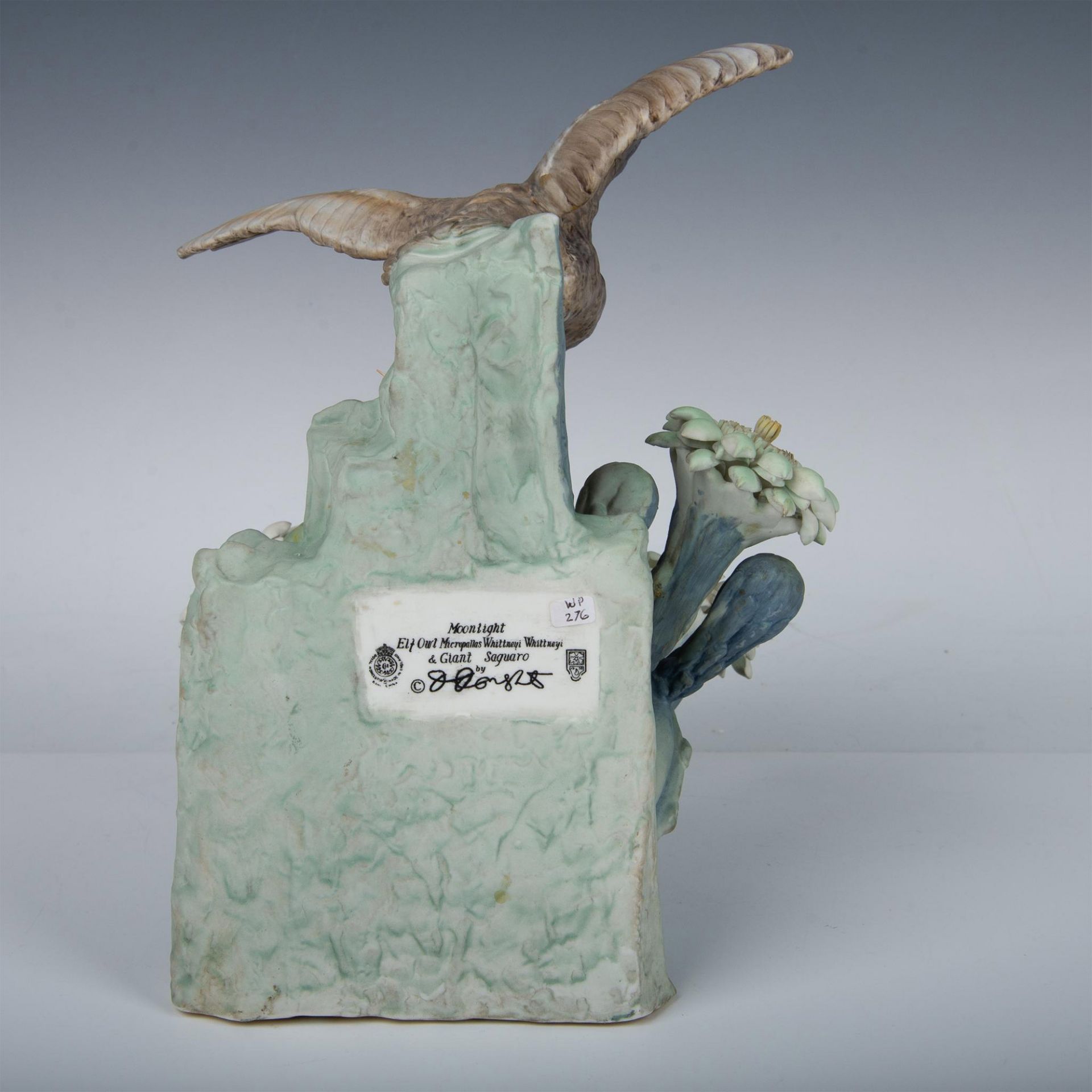 Royal Worcester Porcelain Figurine, Elf Owl and Saguaro - Image 3 of 9